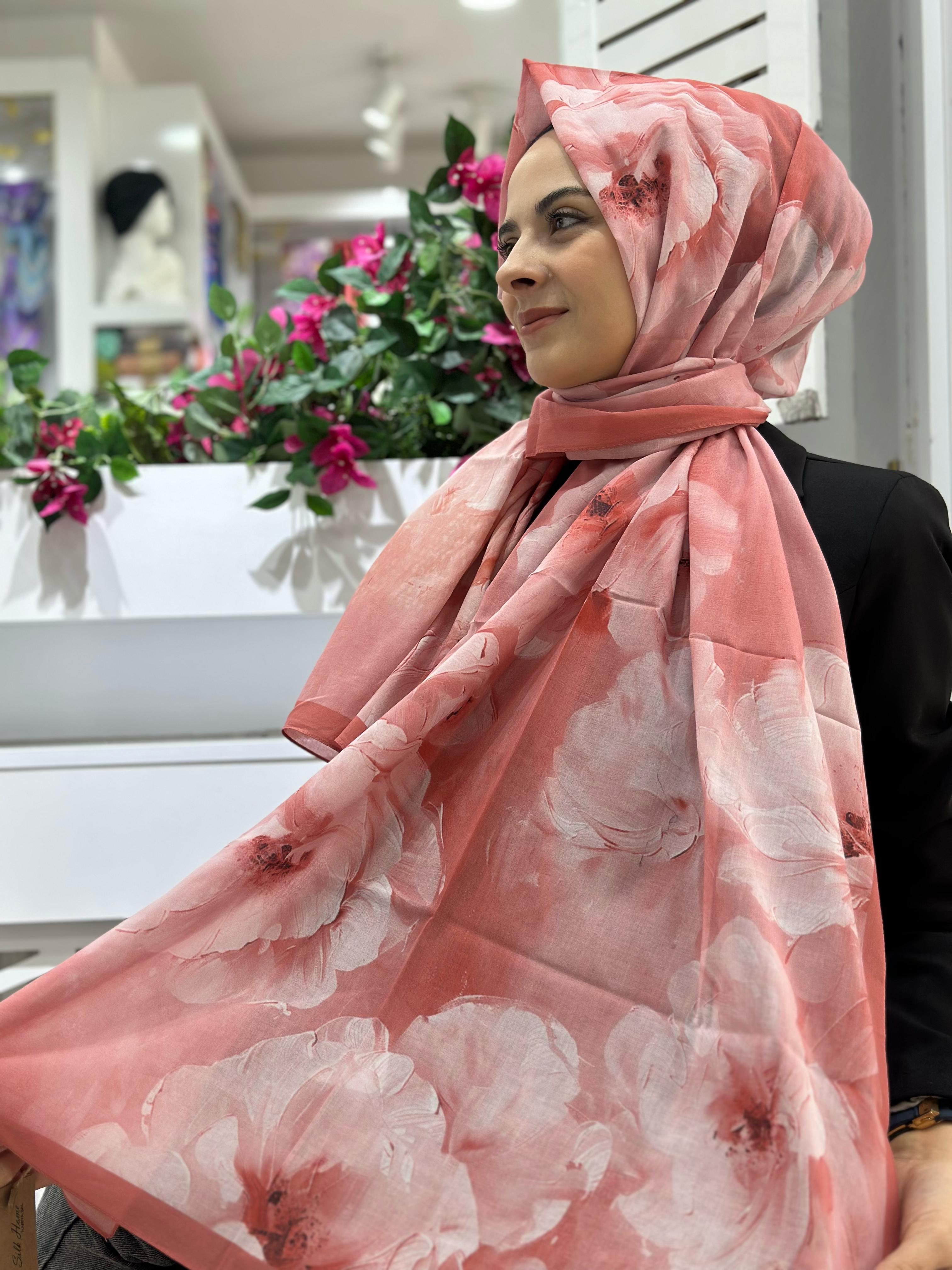 Silk Home Desenli Şal 02