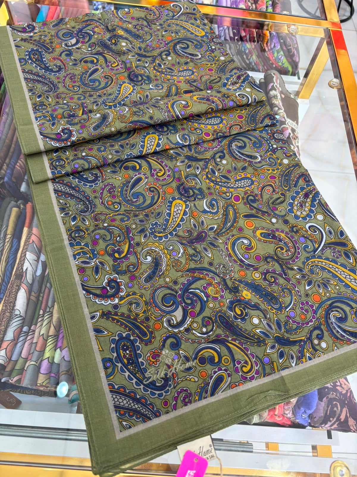 Silk Home Desenli Şal 06