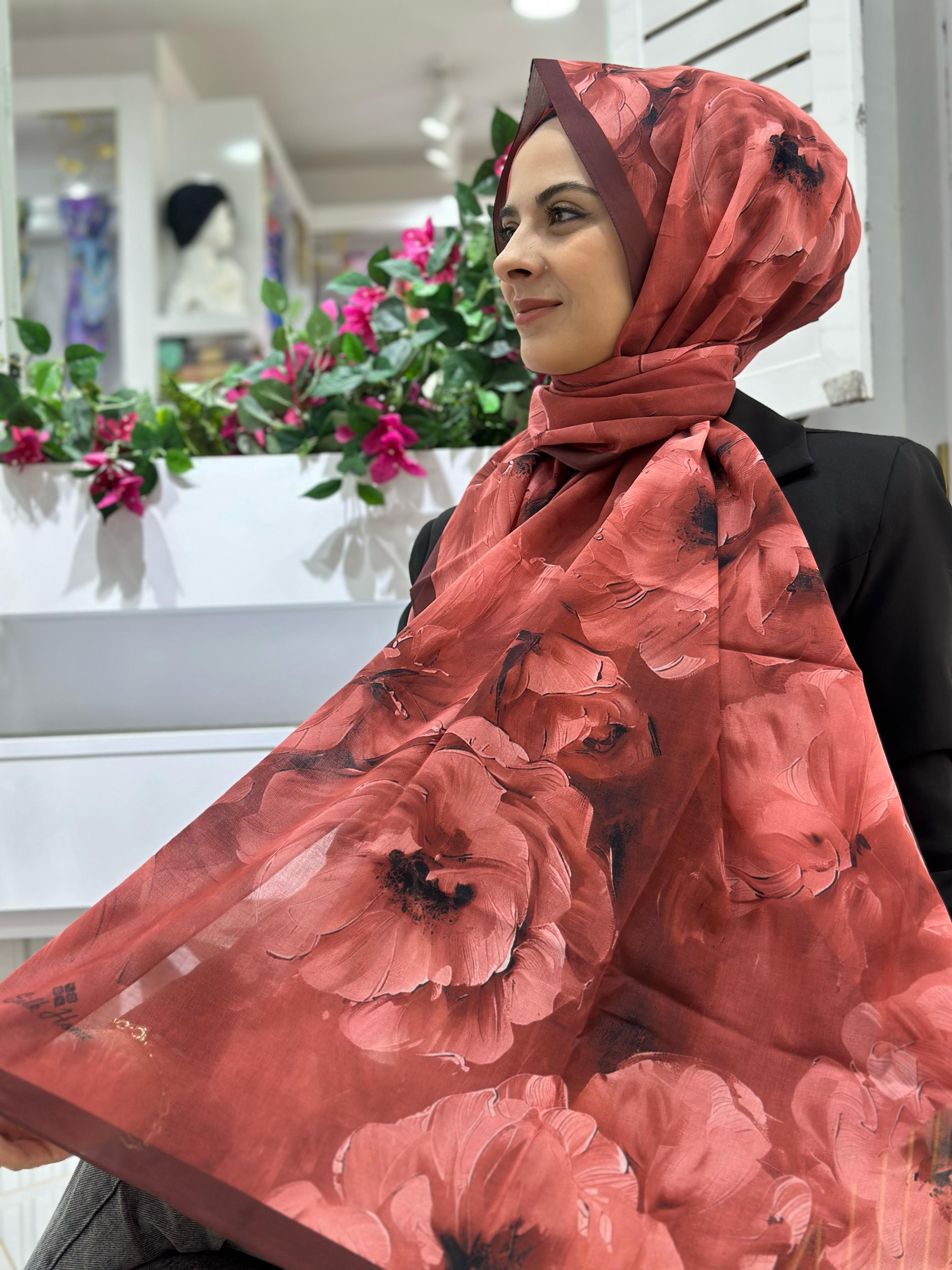 Silk Home Desenli Şal 06