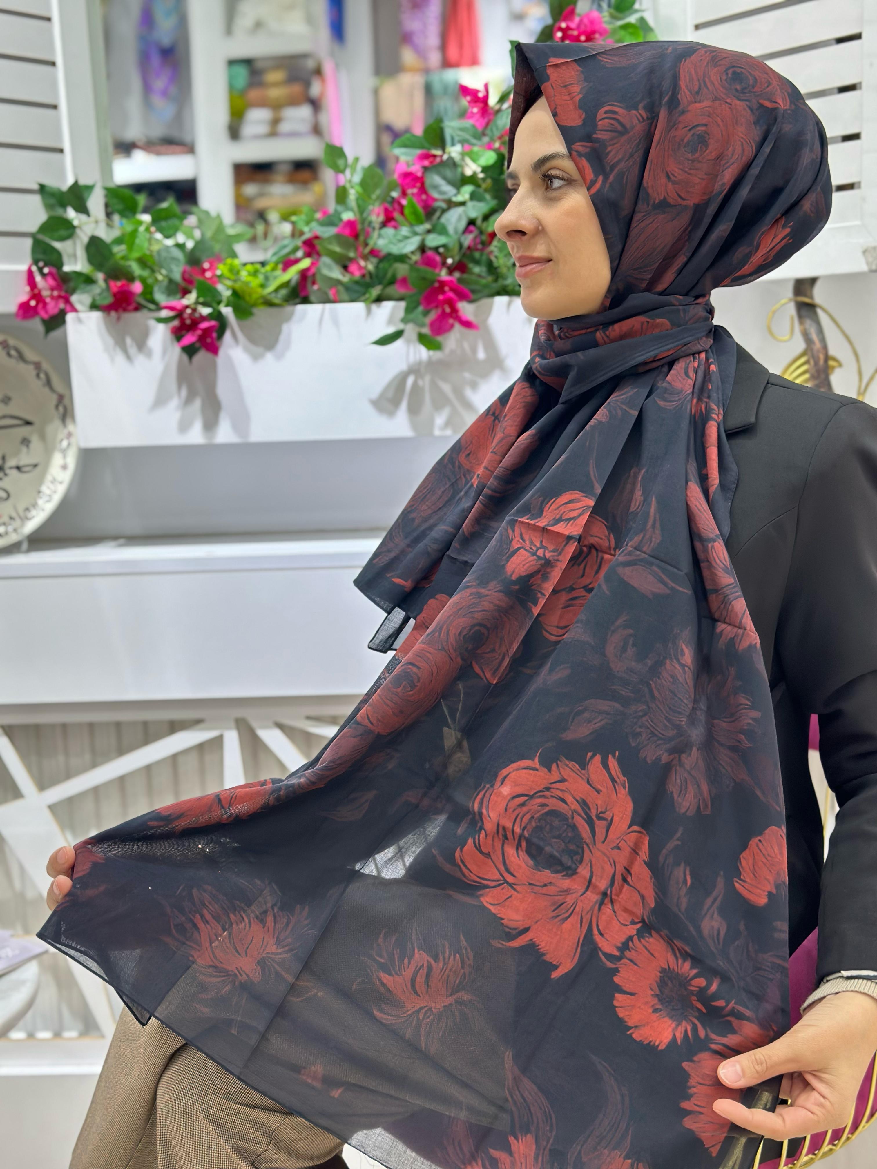 Silk Home Desenli Şal 06