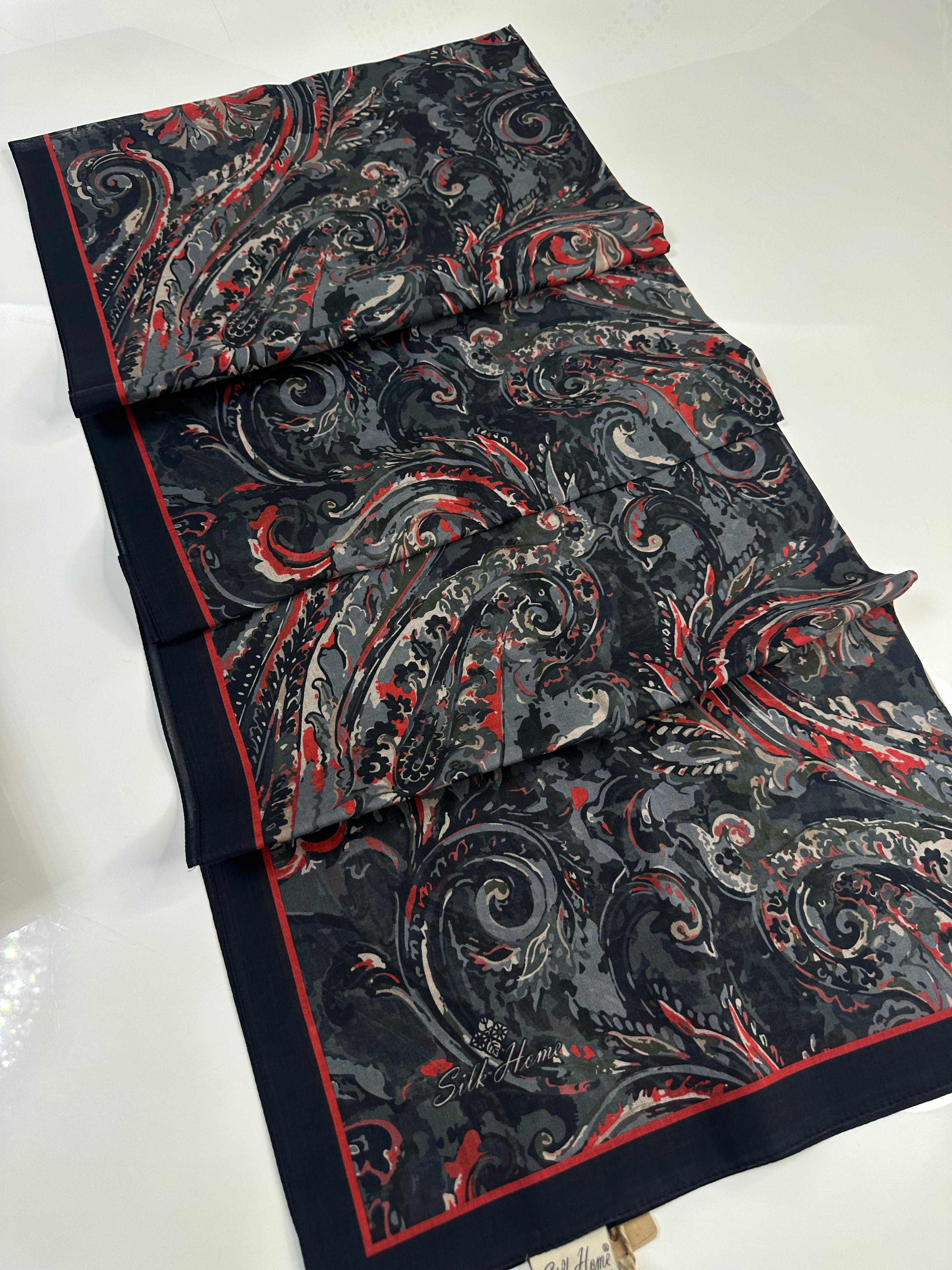 Silk Home Desenli Şal 09