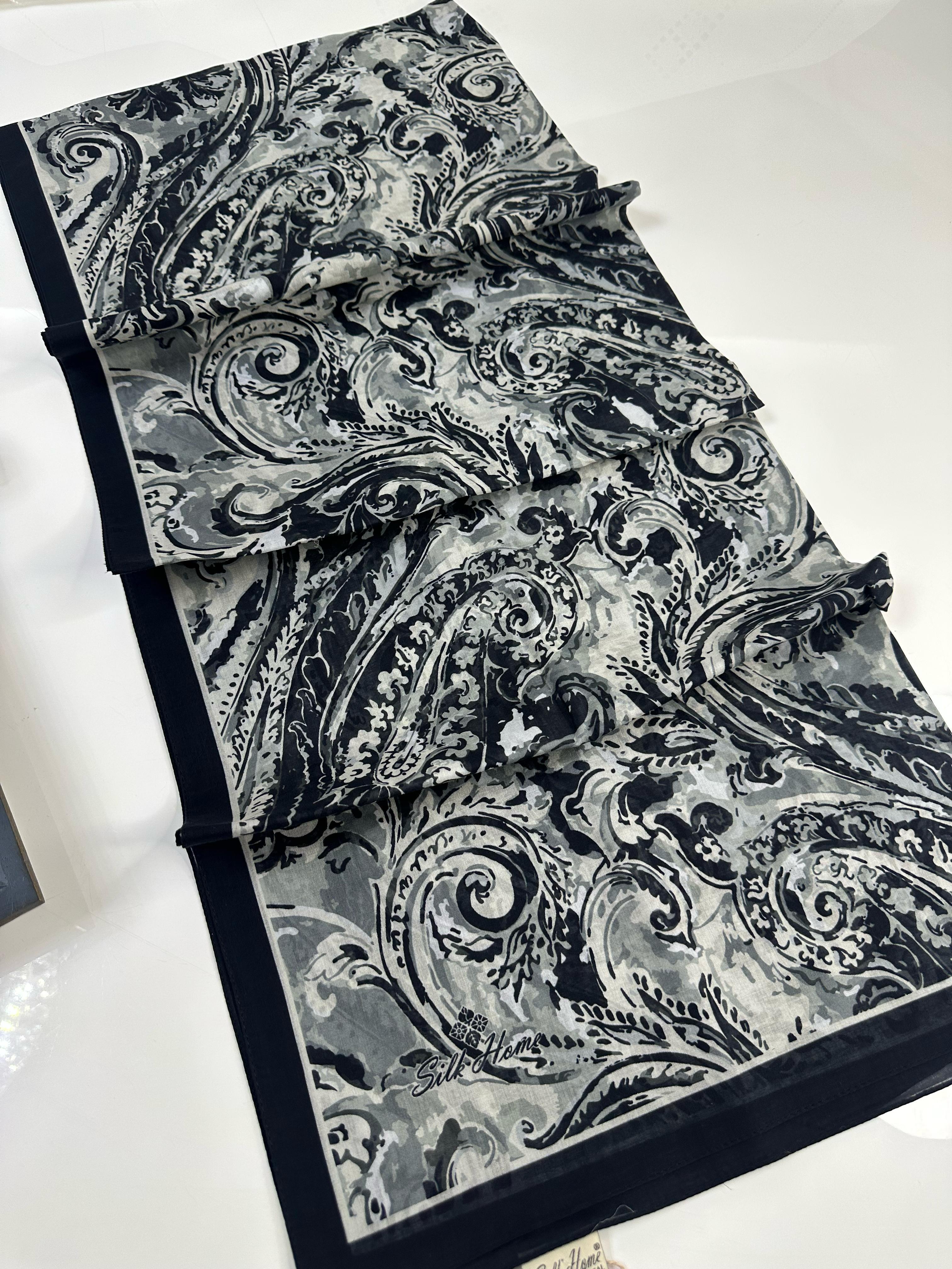 Silk Home Desenli Şal 23