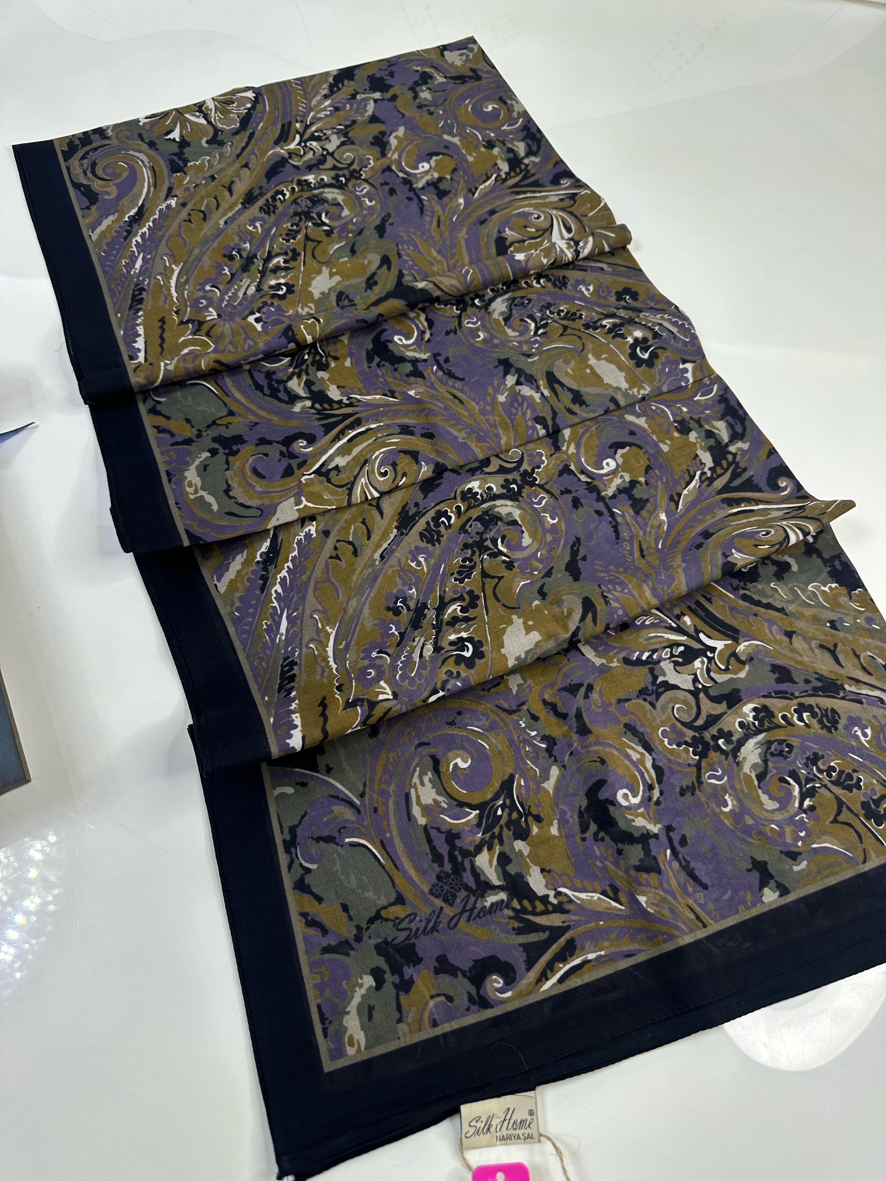 Silk Home Desenli Şal 25