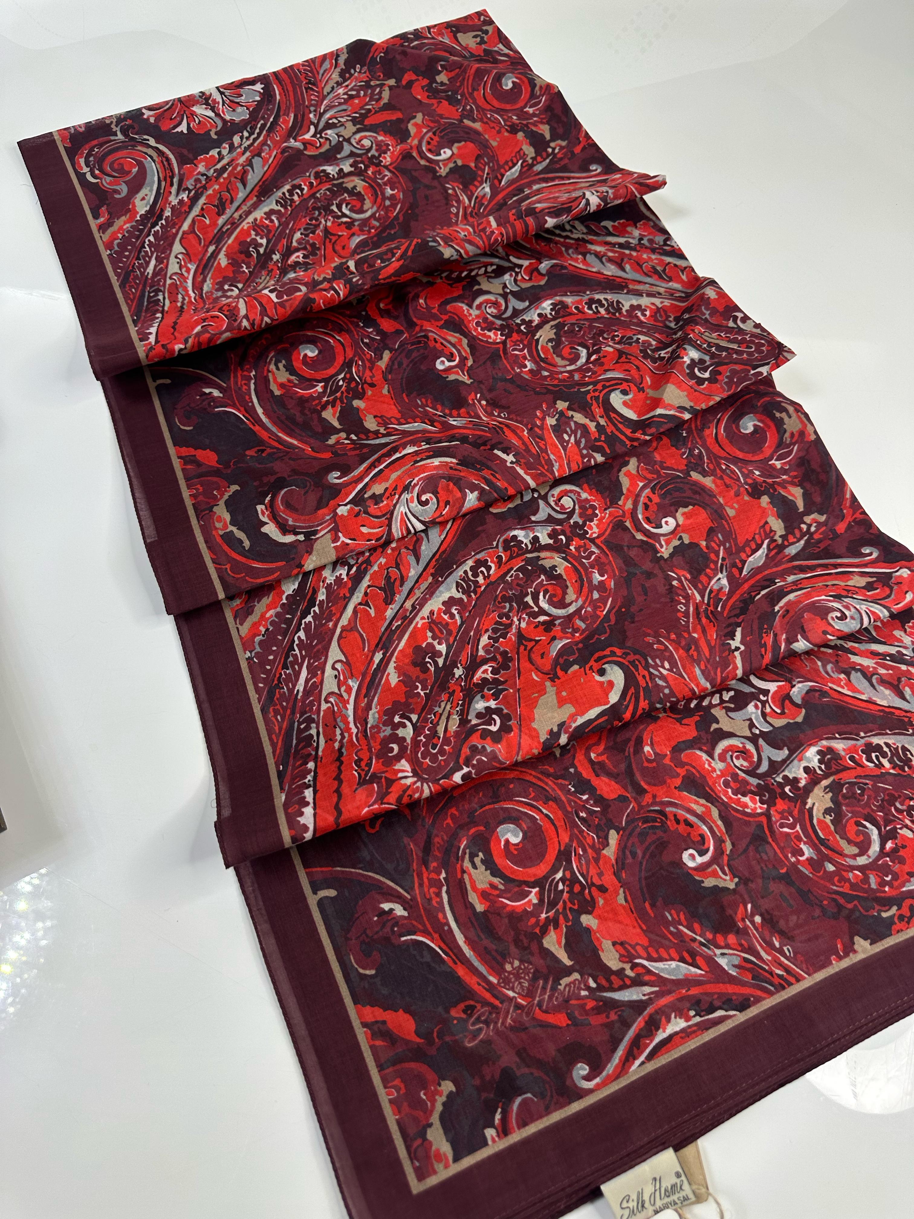 Silk Home Desenli Şal 28
