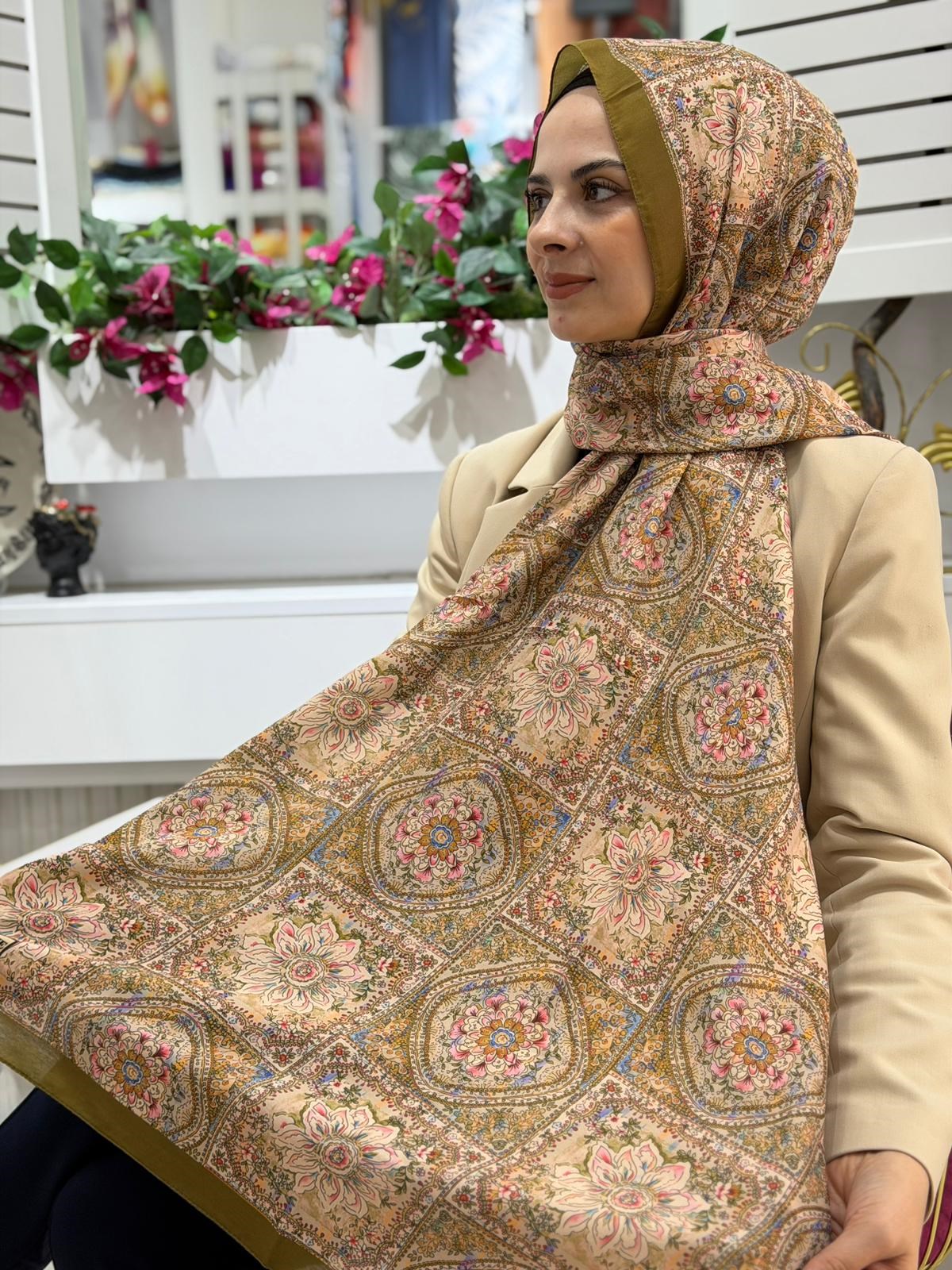 Siyane Bursa Mozaik Desen 04