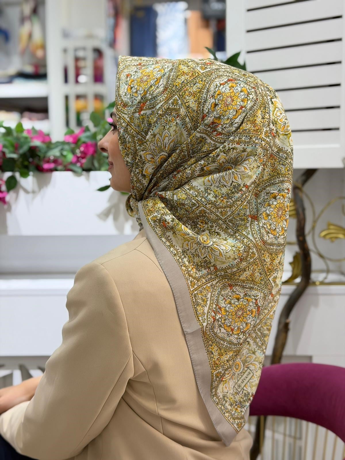 Siyane Bursa Mozaik Desen 10