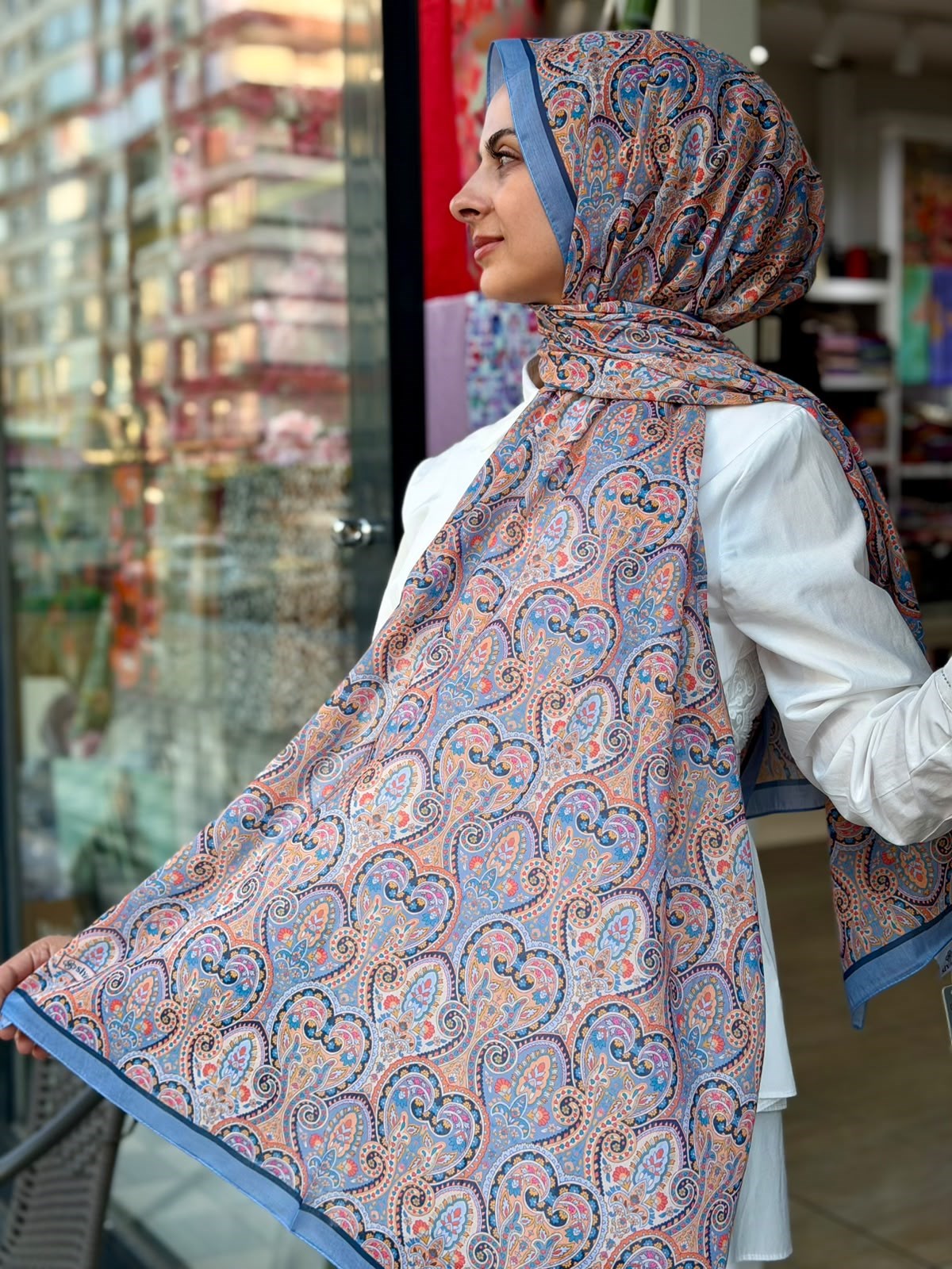 Siyane Natural Orantik Şal 09