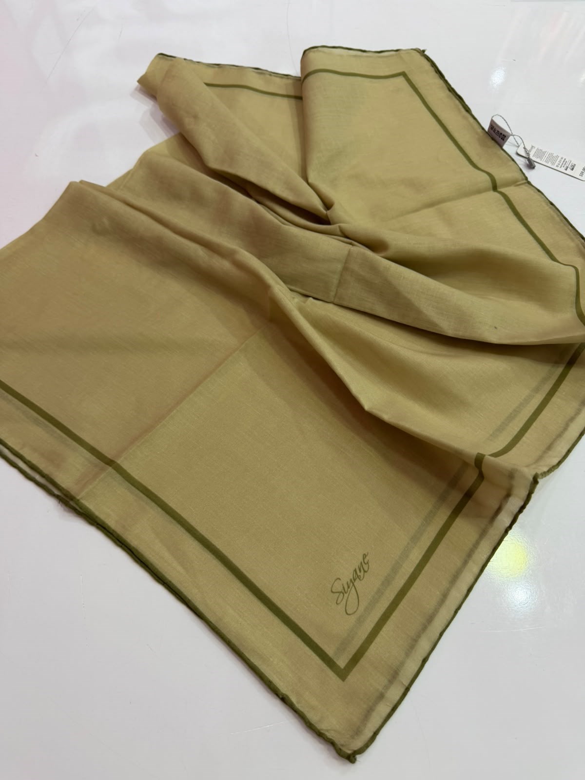 Siyane Natural Tek Renk Eşarp 04