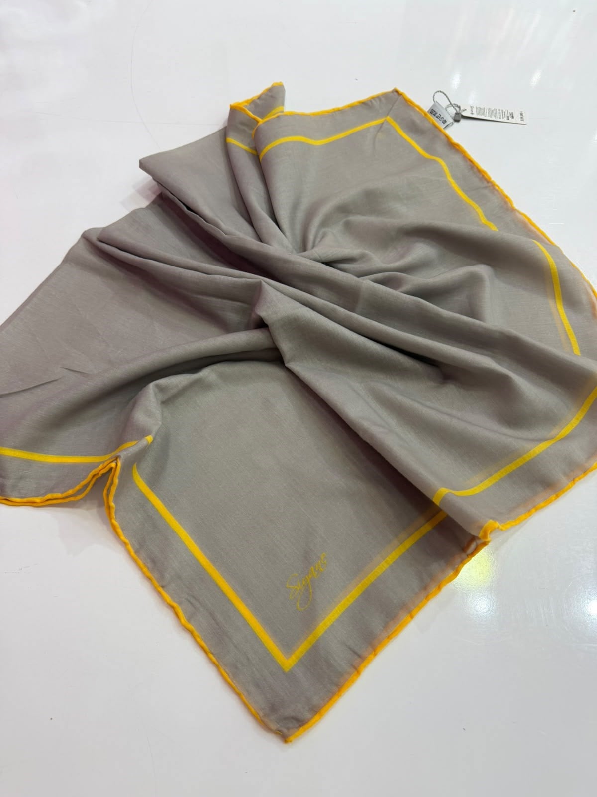 Siyane Natural Tek Renk Eşarp 05