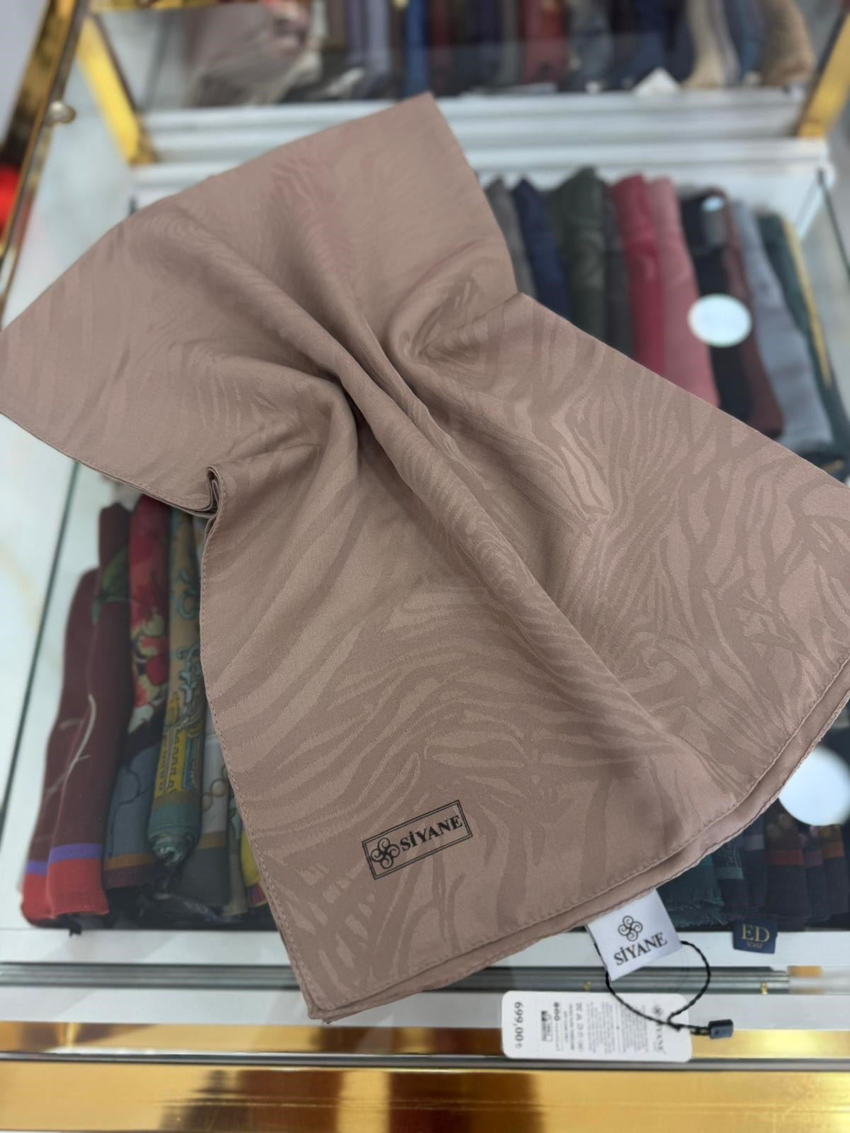 Siyane Petek Zebra Jakar Şal 04