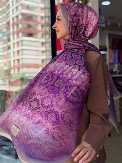 La Boutique Yeni Sezon Desenli Özel Seri Şal 01