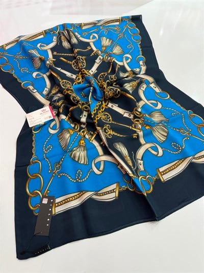 Sisley Desenli Floş Viskon Şal 06