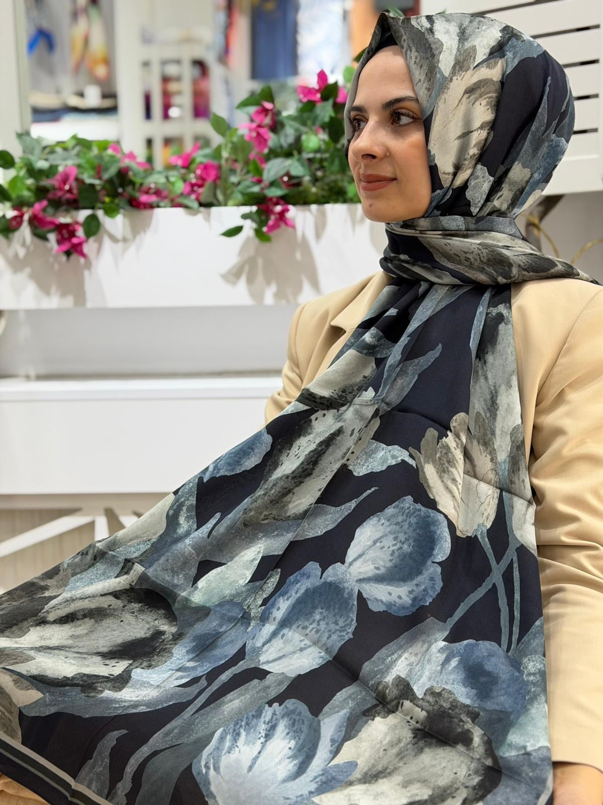 Armine Pure Floş Viskon Şal 03