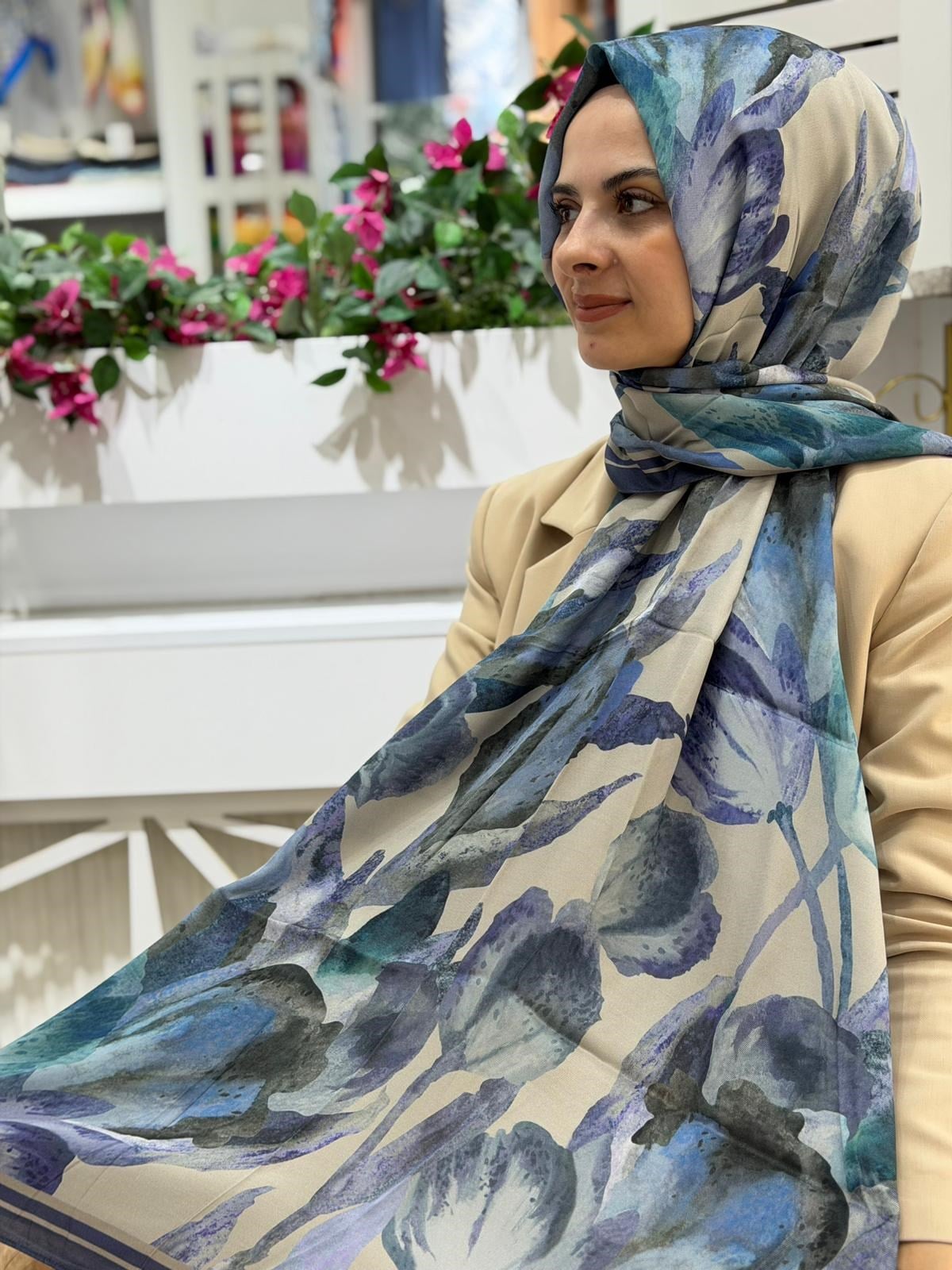 Armine Pure Floş Viskon Şal 09