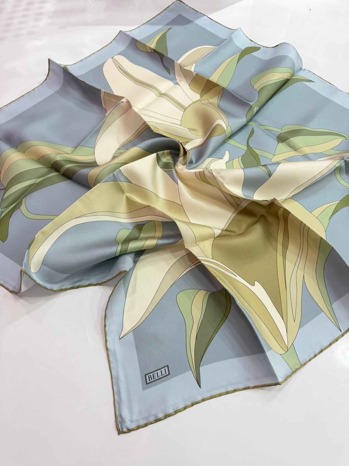 Belli Twill İpek Eşarp 03