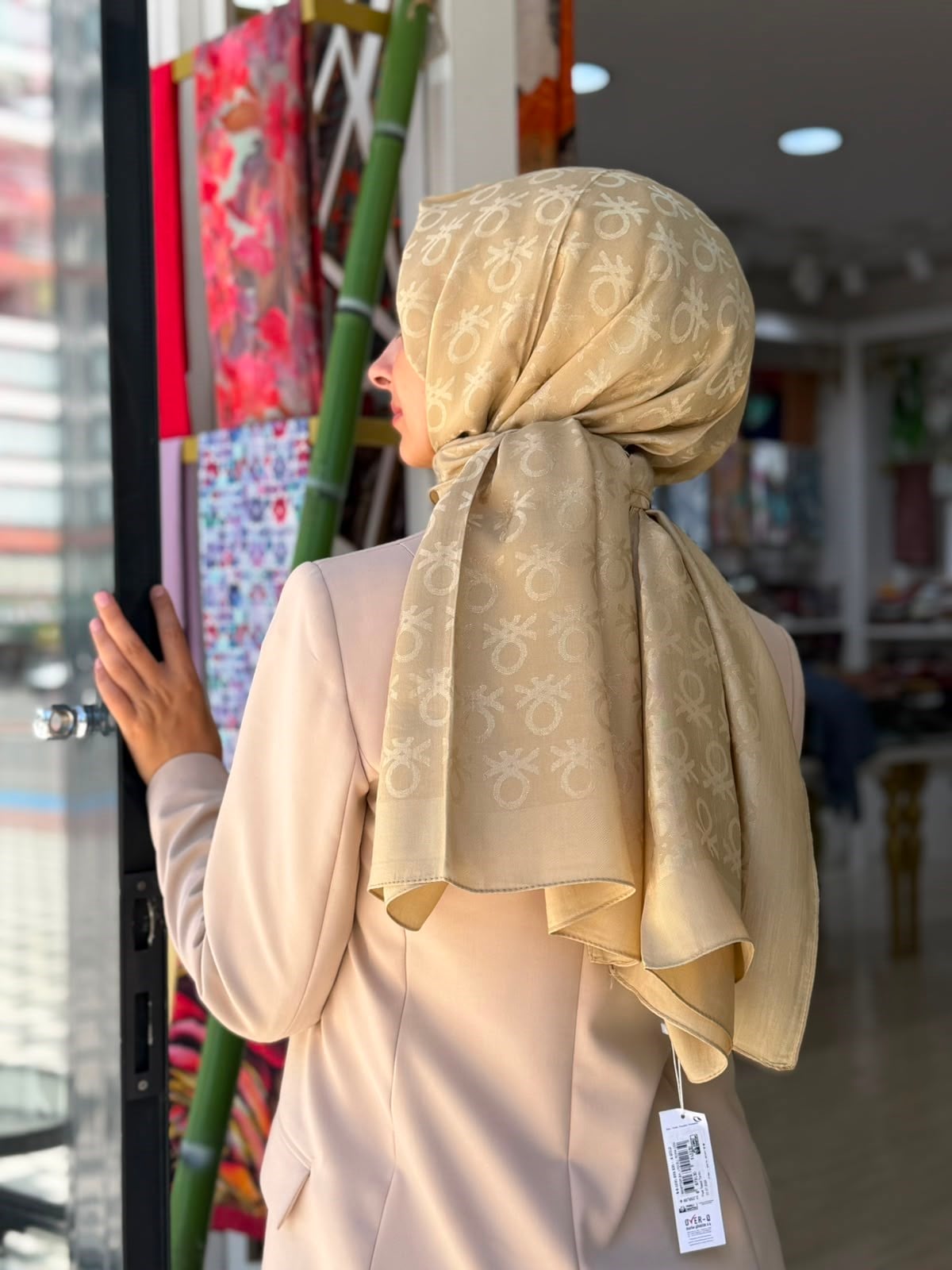 Benetton Naia Şal Açık Gold Rengi