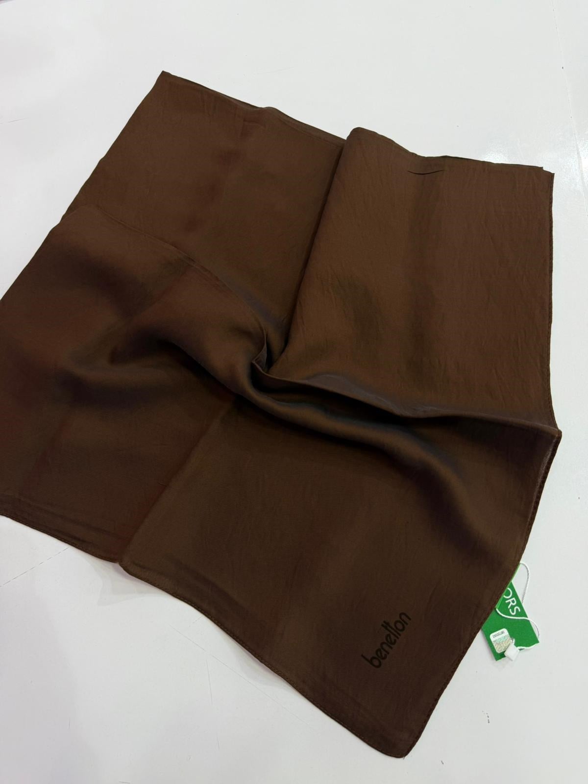 Benetton Viscon Eşarp Çikolata Rengi
