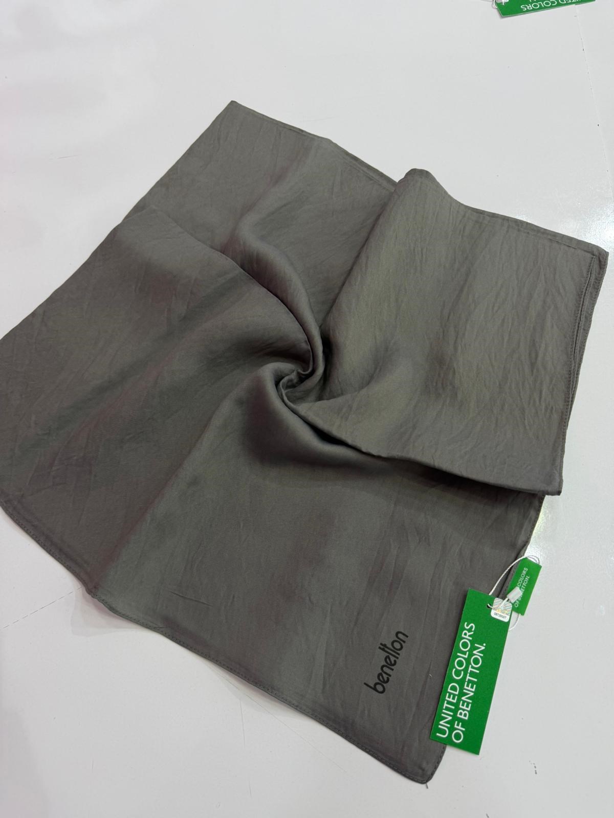 Benetton Viscon Eşarp Füme Rengi