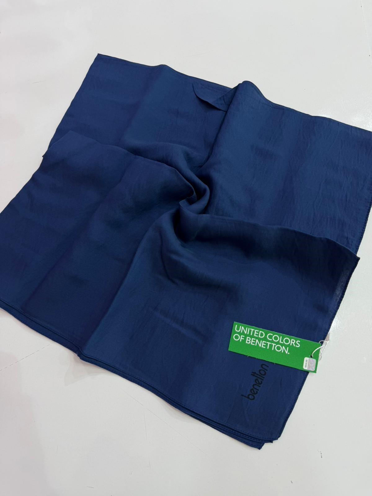 Benetton Viscon Eşarp İndigo Rengi