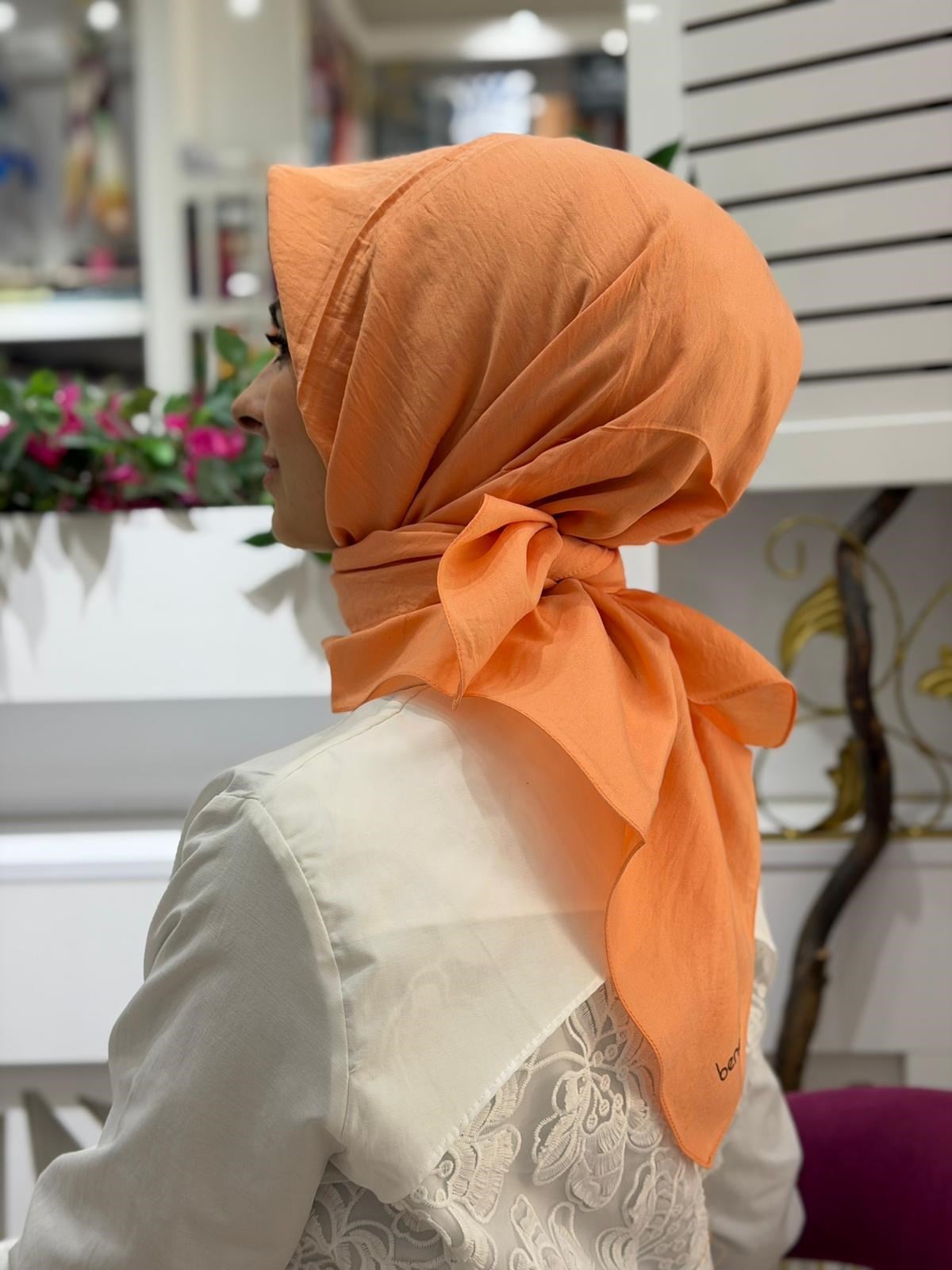 Benetton Viscon Eşarp Kavuniçi Rengi