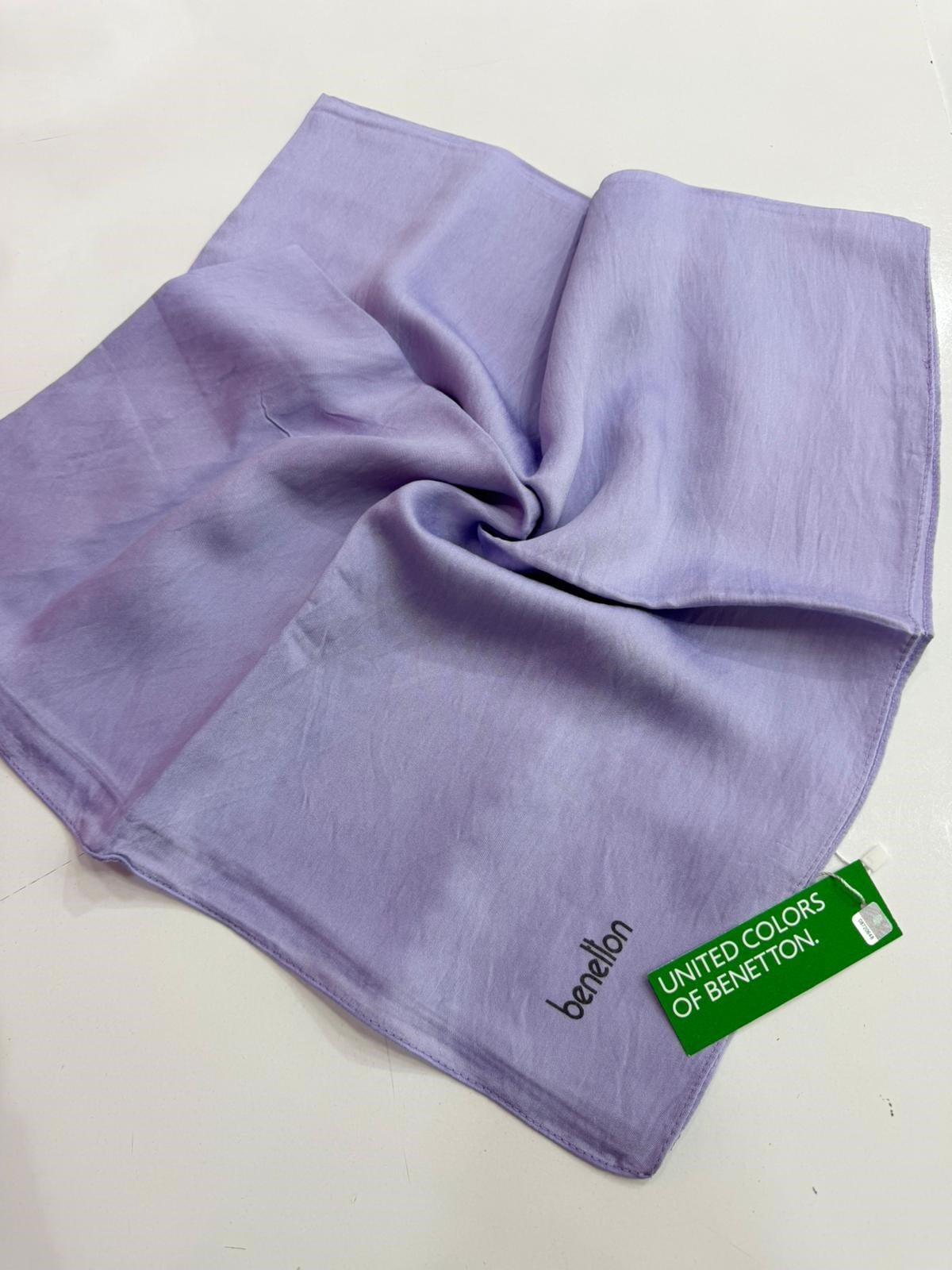 Benetton Viscon Eşarp Lavanta Rengi