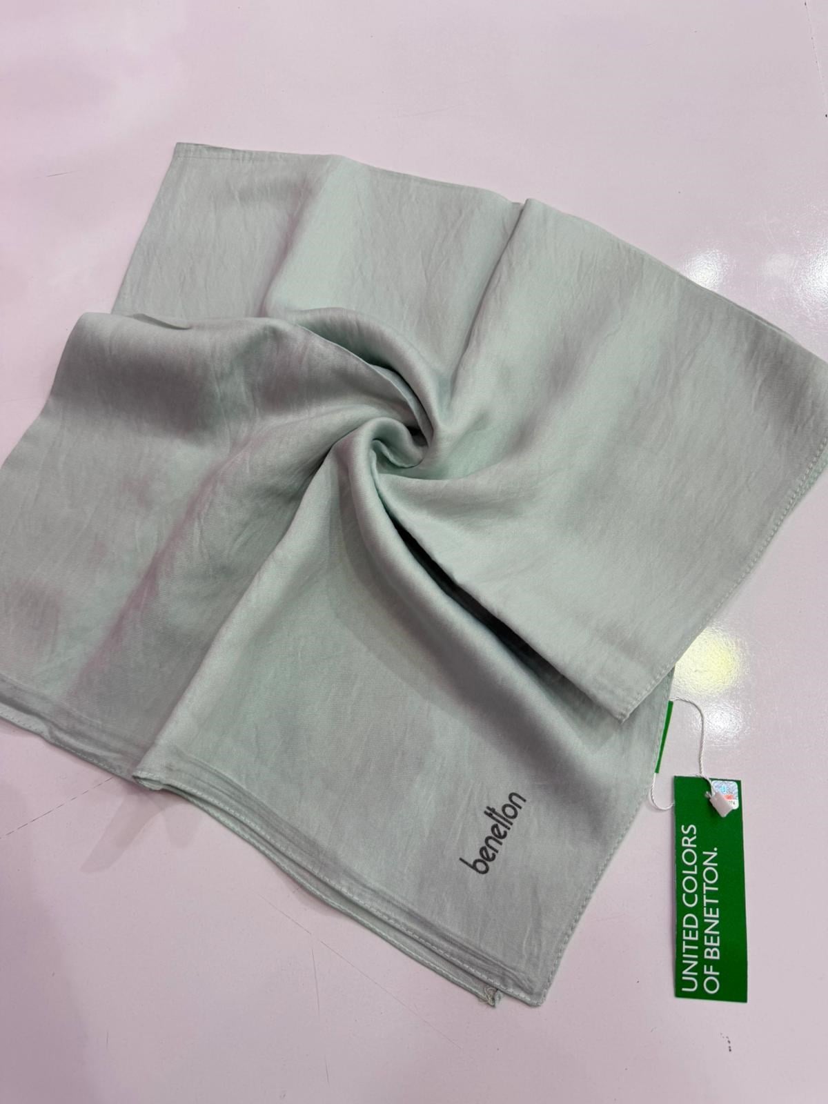 Benetton Viscon Eşarp Mint Rengi