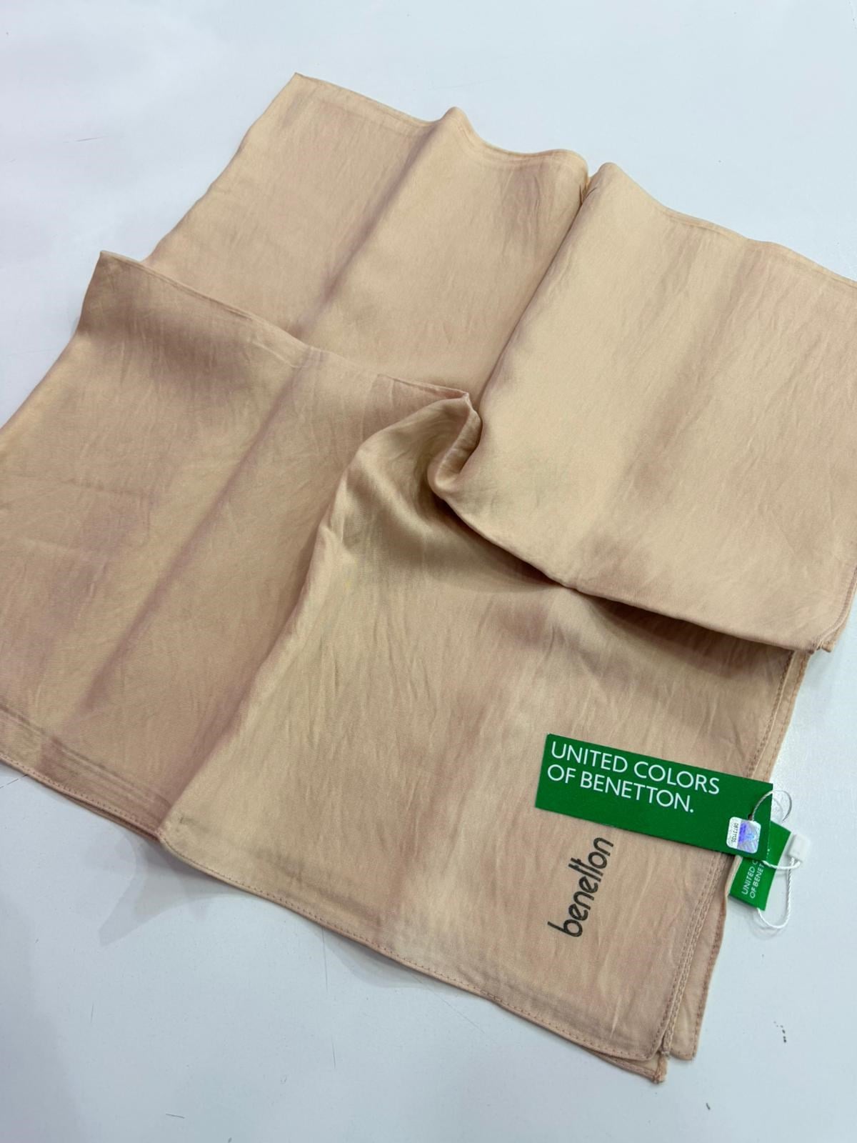 Benetton Viscon Eşarp Somon Rengi