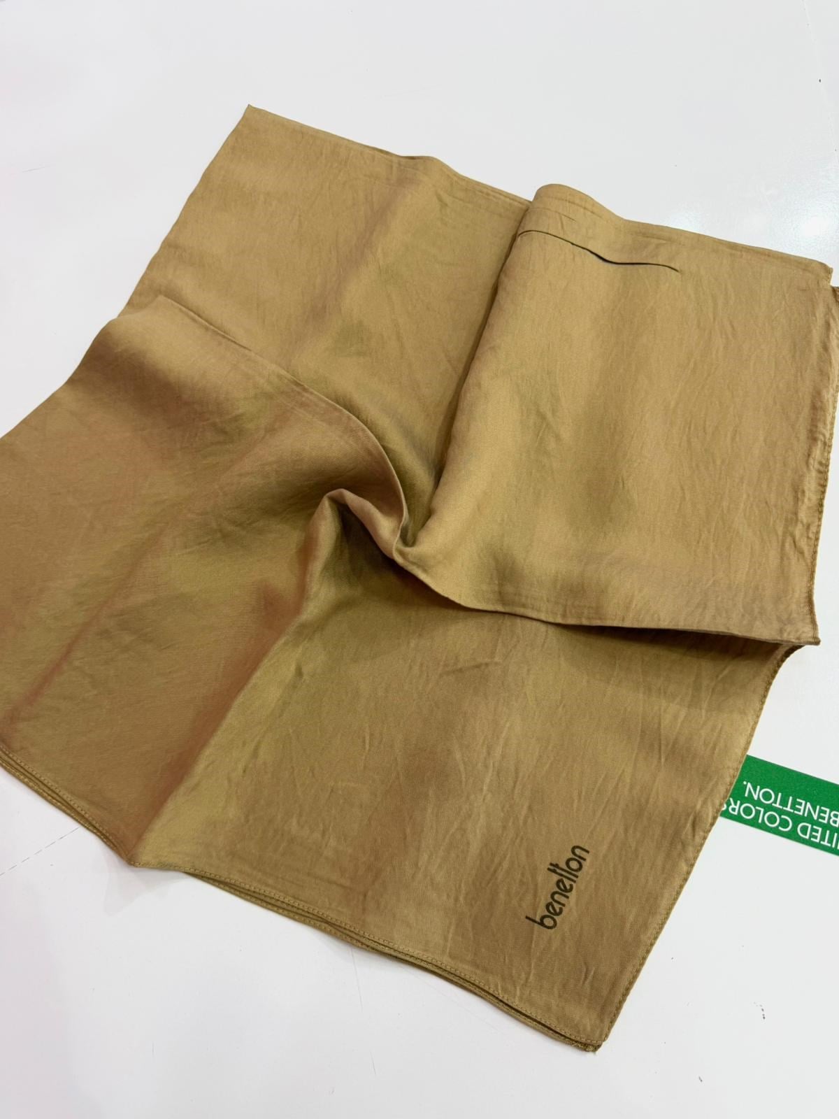 Benetton Viscon Eşarp Sütlü Kahve Rengi