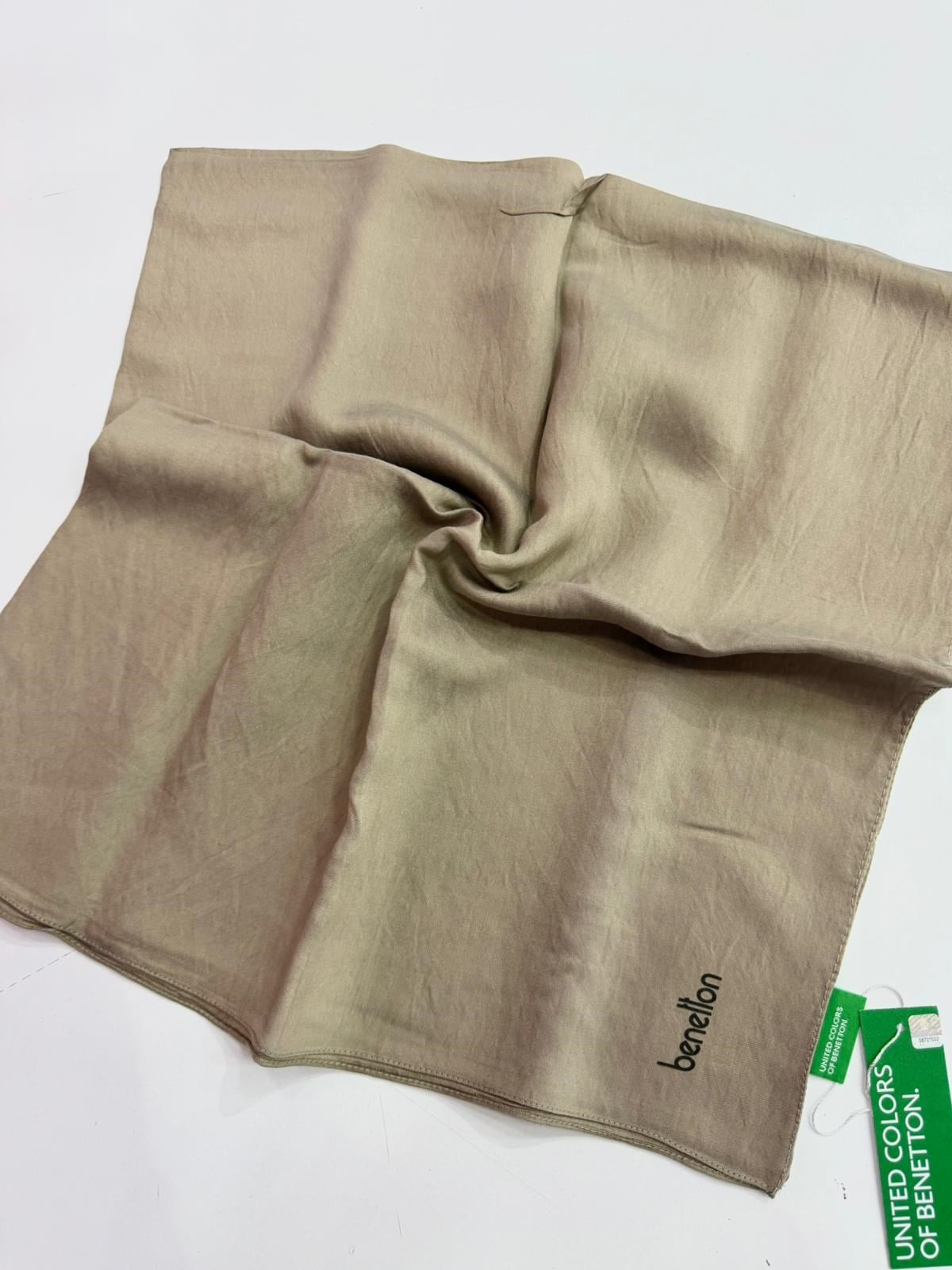 Benetton Viscon Eşarp Vizon Rengi