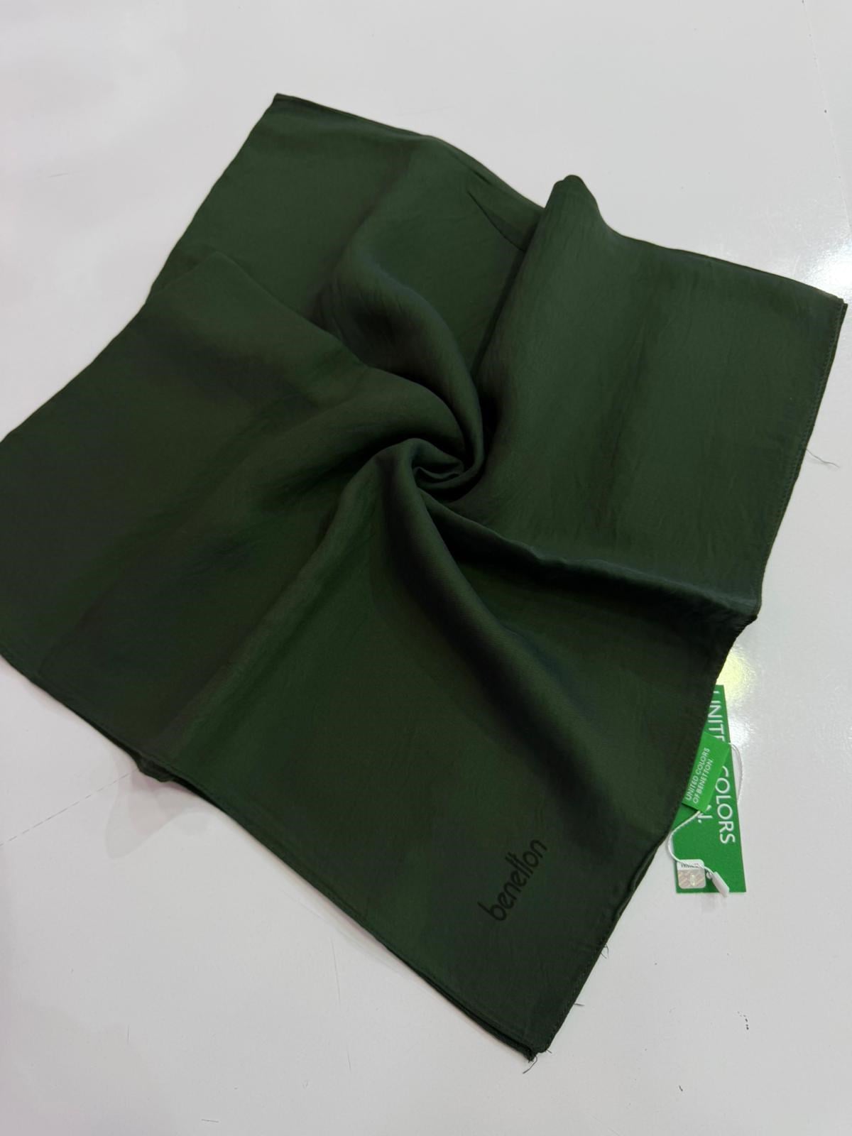 Benetton Viscon Eşarp Zümrüt Rengi