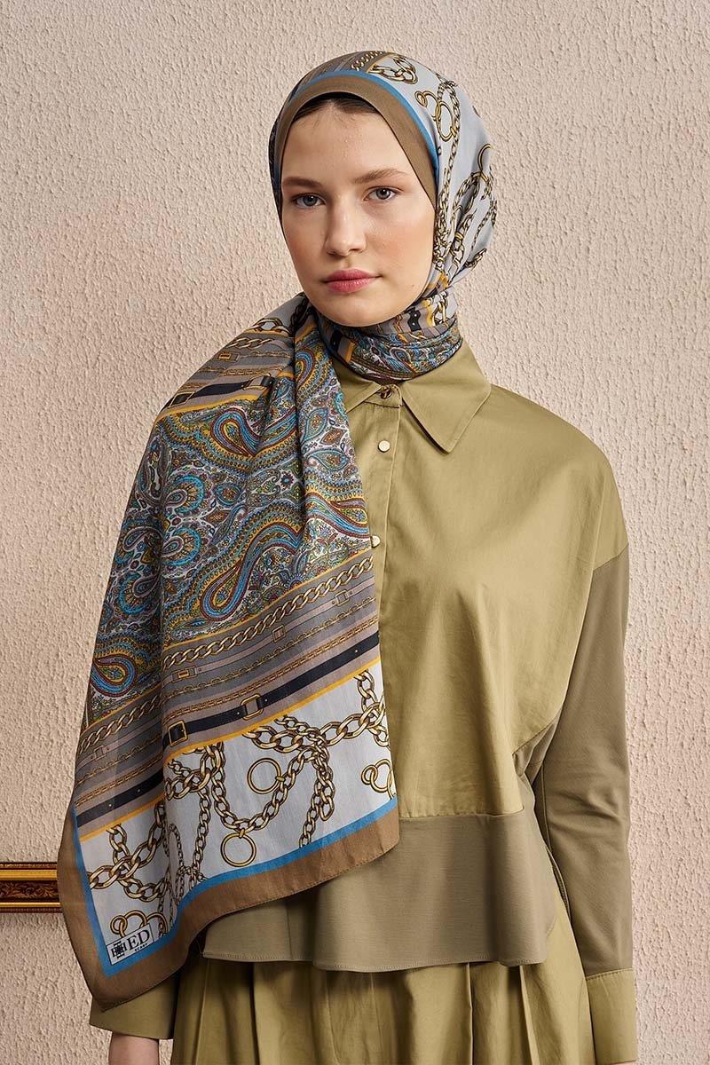 Ed Scarf Celebrity Lustre Şal Bej Rengi