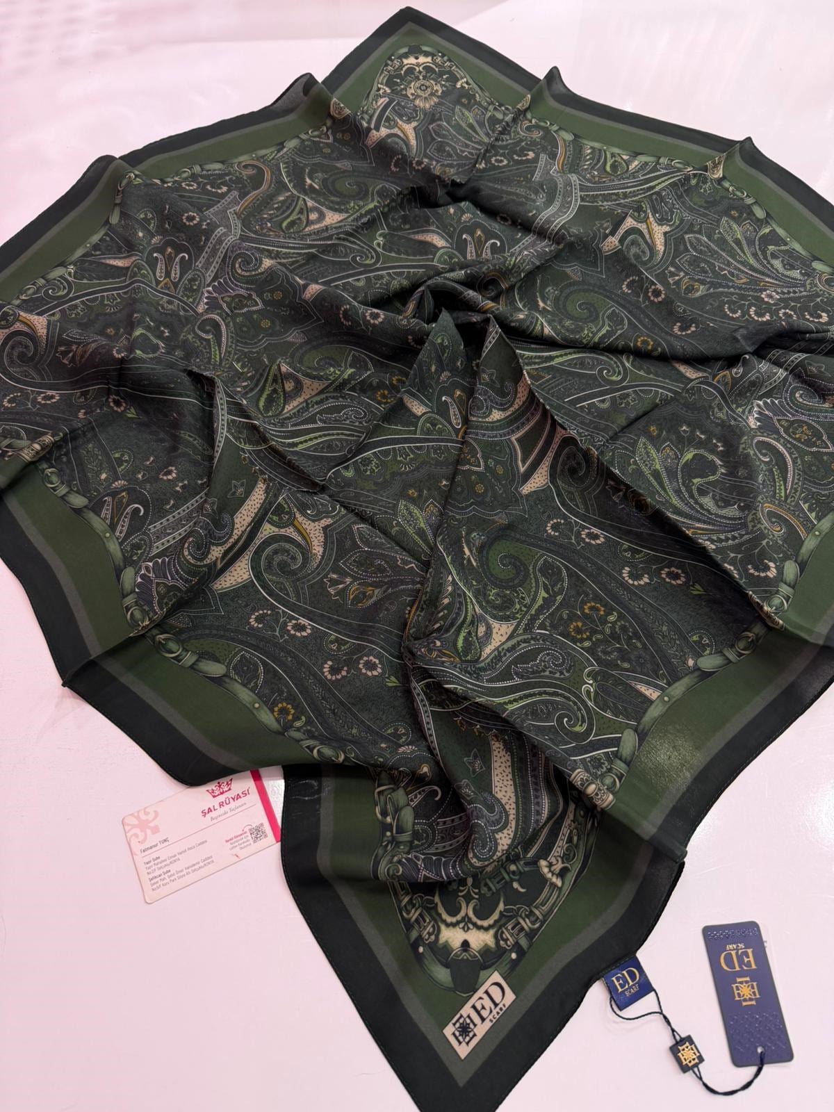 Ed Scarf Floş Viskon Eşarp 02