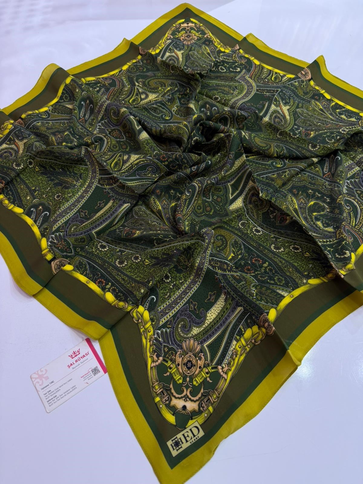 Ed Scarf Floş Viskon Eşarp 04