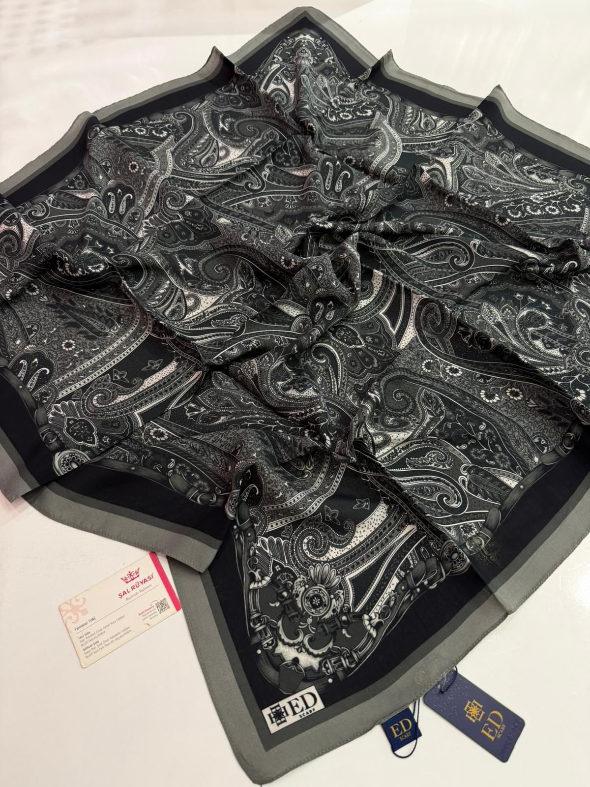 Ed Scarf Floş Viskon Eşarp 07