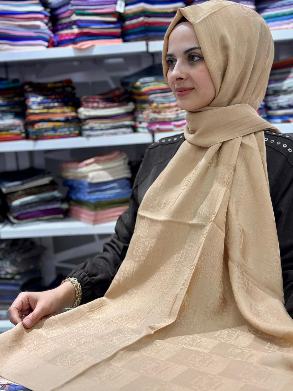 Ed Scarf Naia Pamuk Logo Şal 04