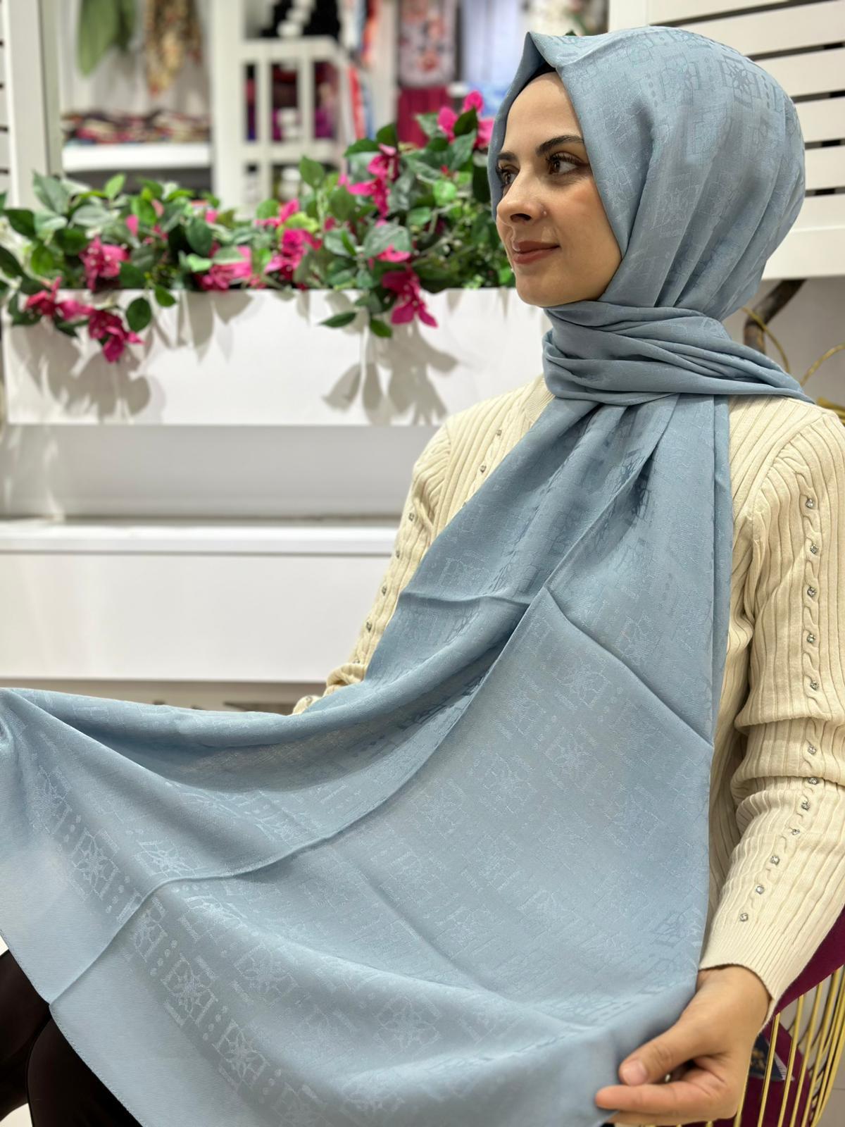 Ed Scarf Naia Pamuk Logo Şal 10