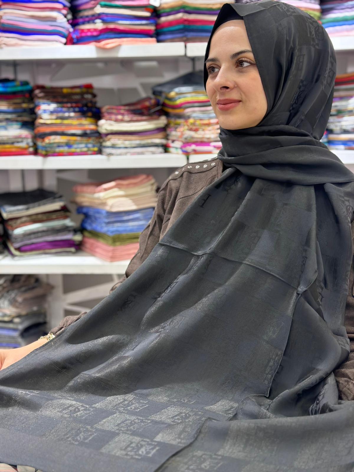 Ed Scarf Naia Pamuk Logo Şal 15
