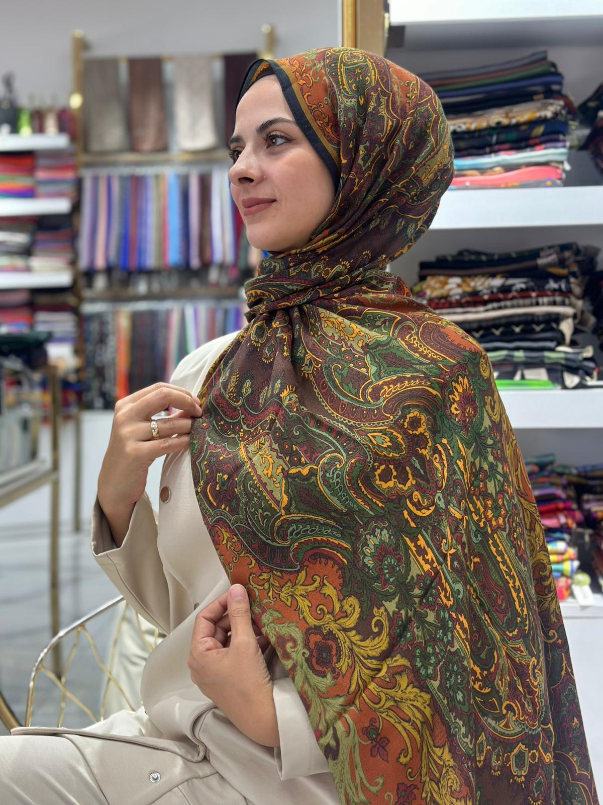 Ed Scarf Yün İpek Şal 02