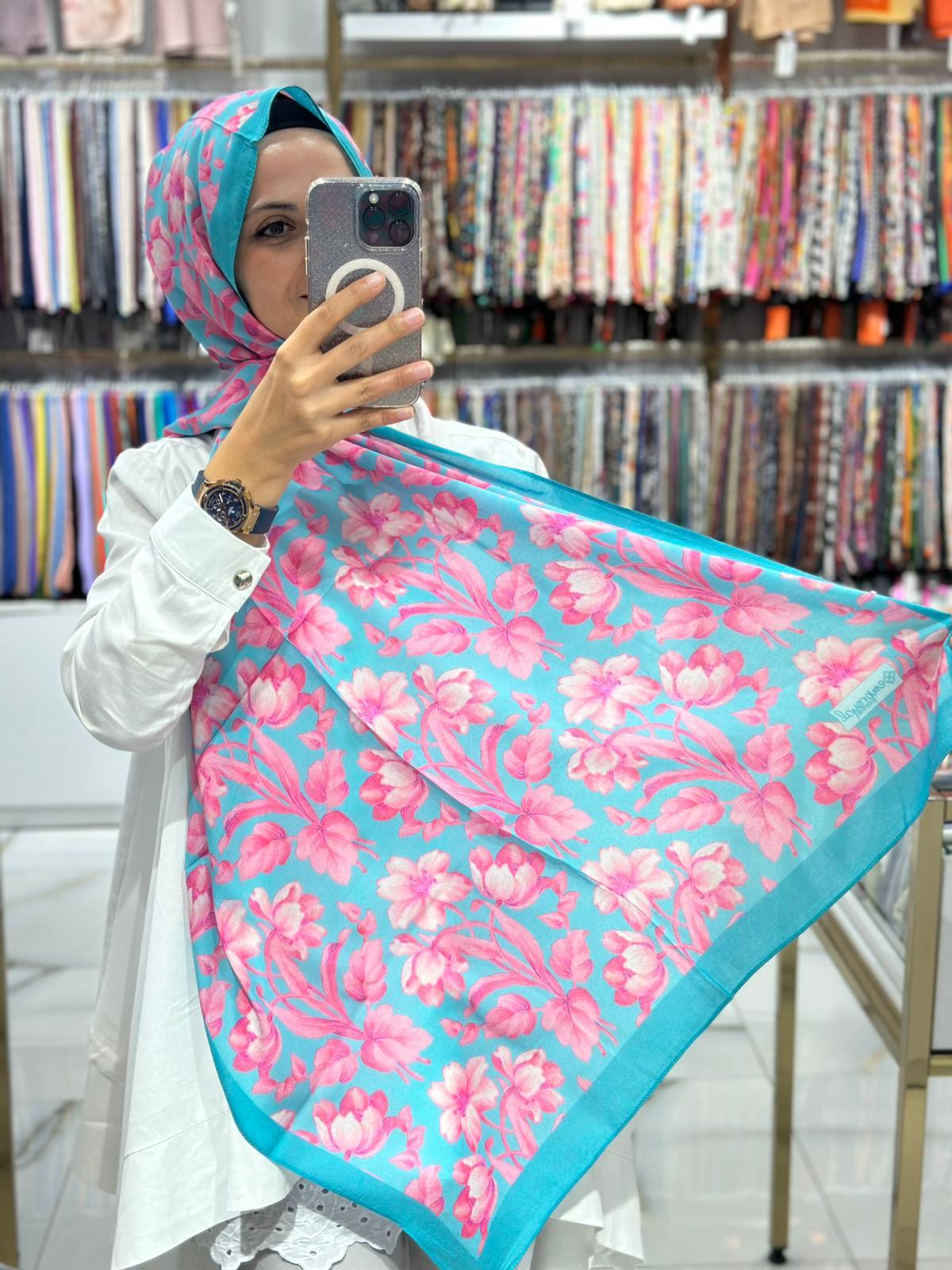 Emproyal Desenli %100 Cotton Şal 03