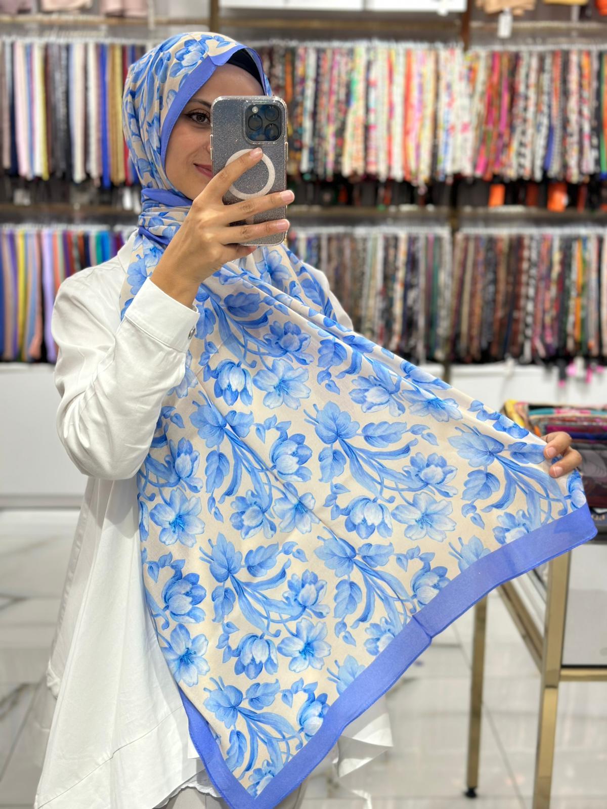 Emproyal Desenli %100 Cotton Şal 05