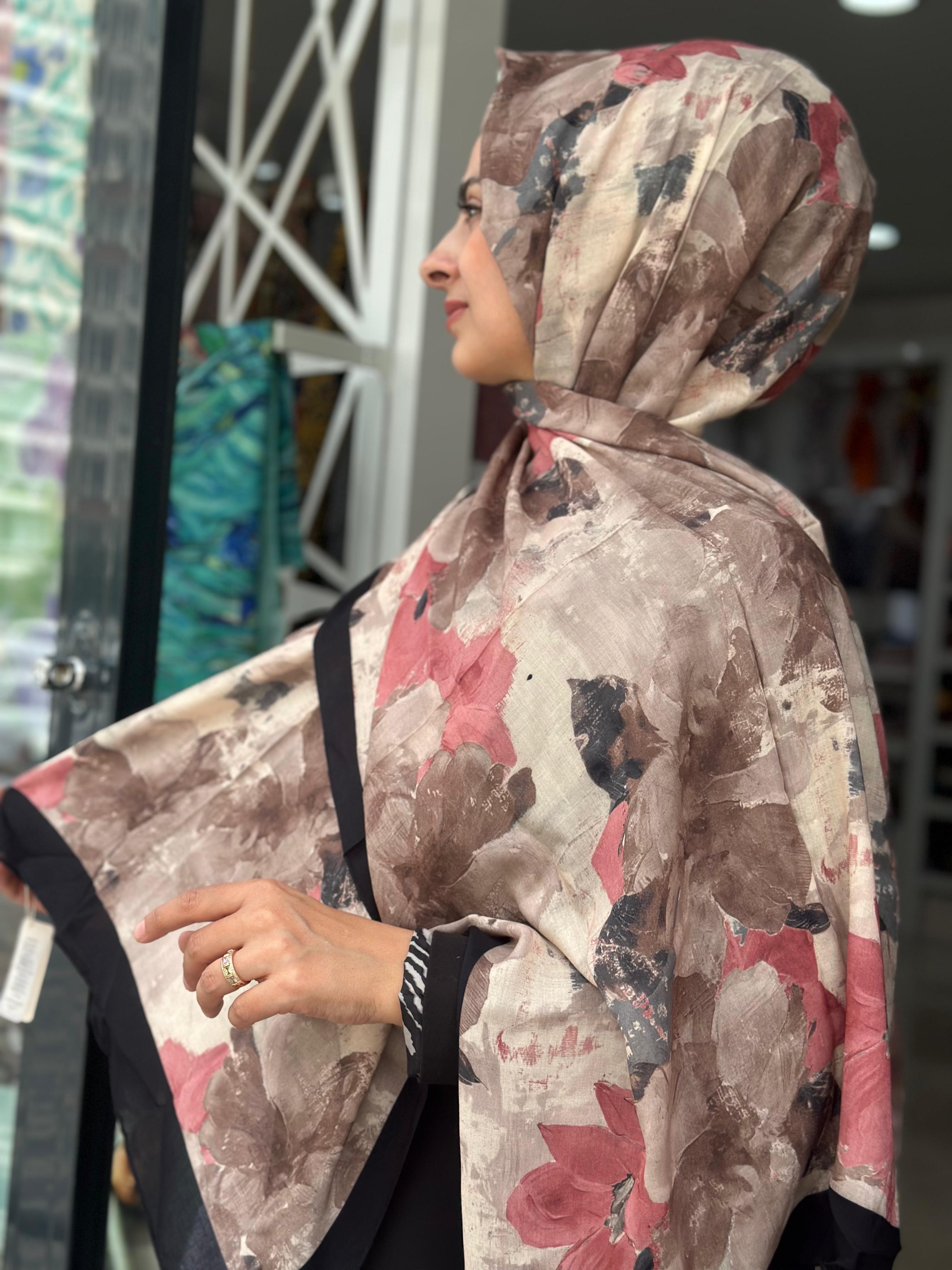 Emproyal Desenli %100 Cotton Şal 09