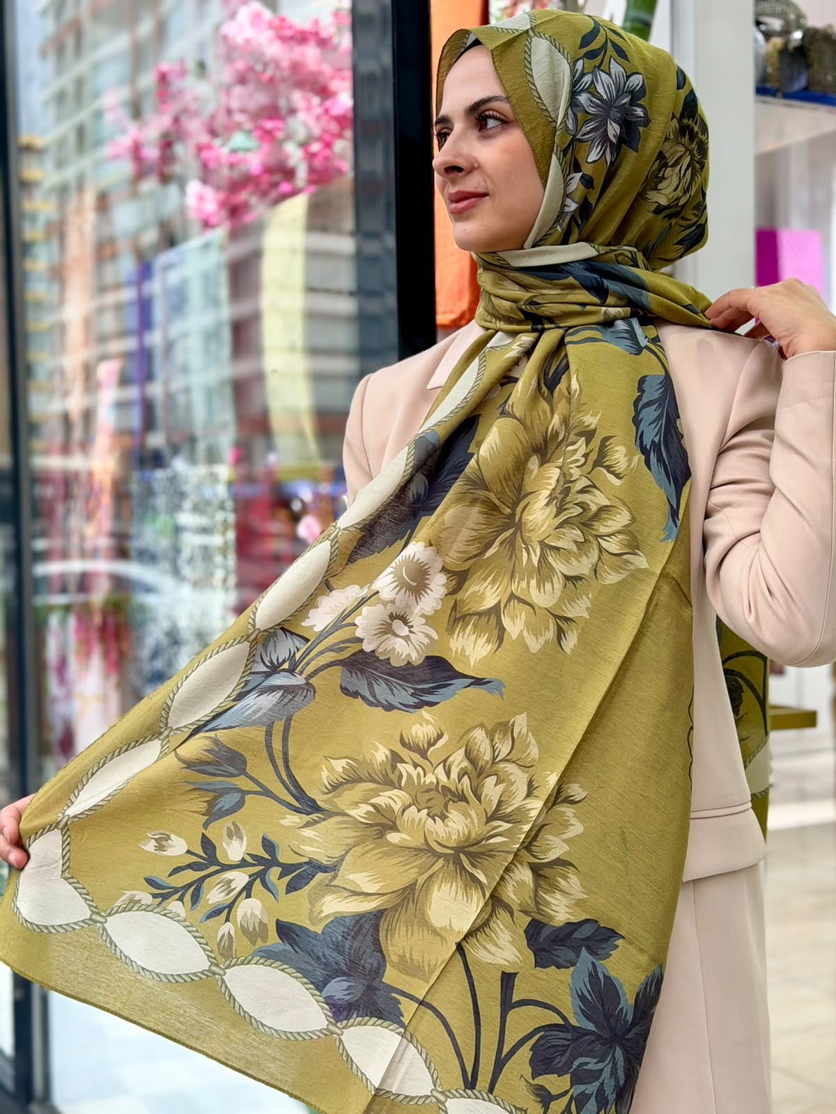 FENZA Desenli Şal