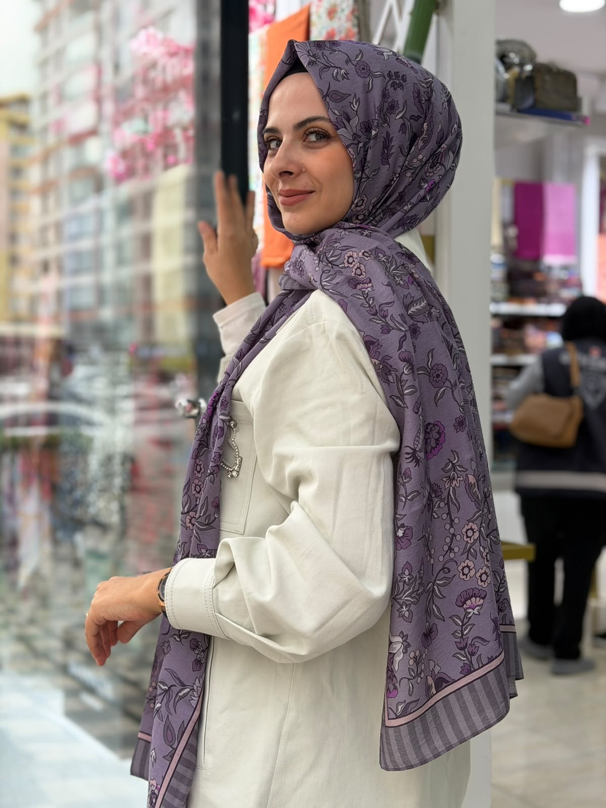 FENZA Desenli Şal
