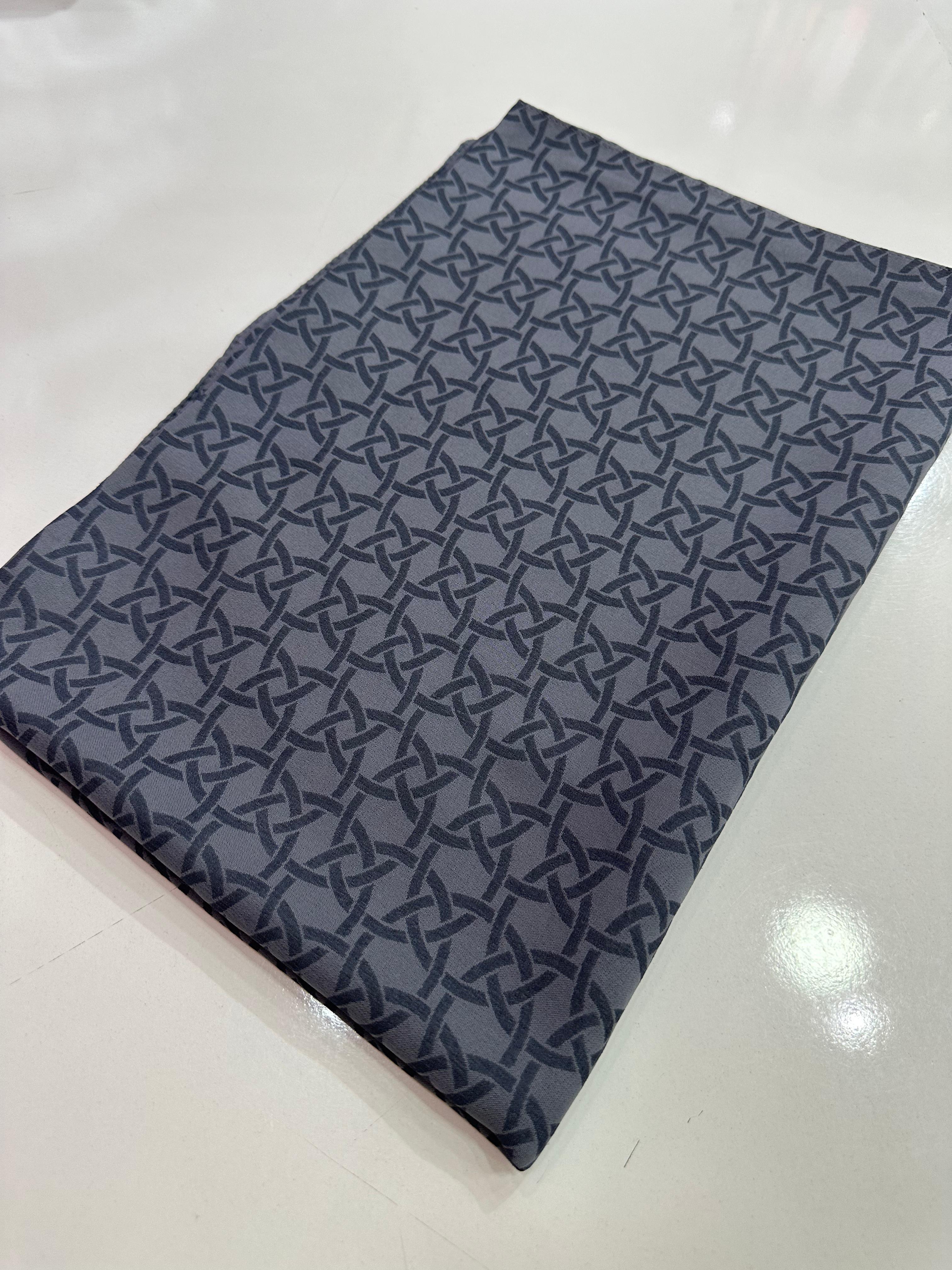 Geometrik Desen Şal (Füme)