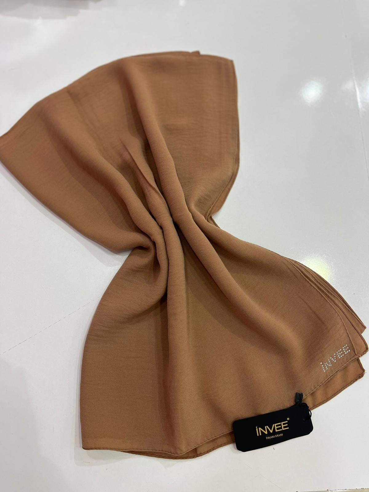 İnvee Caz Şal Camel Rengi