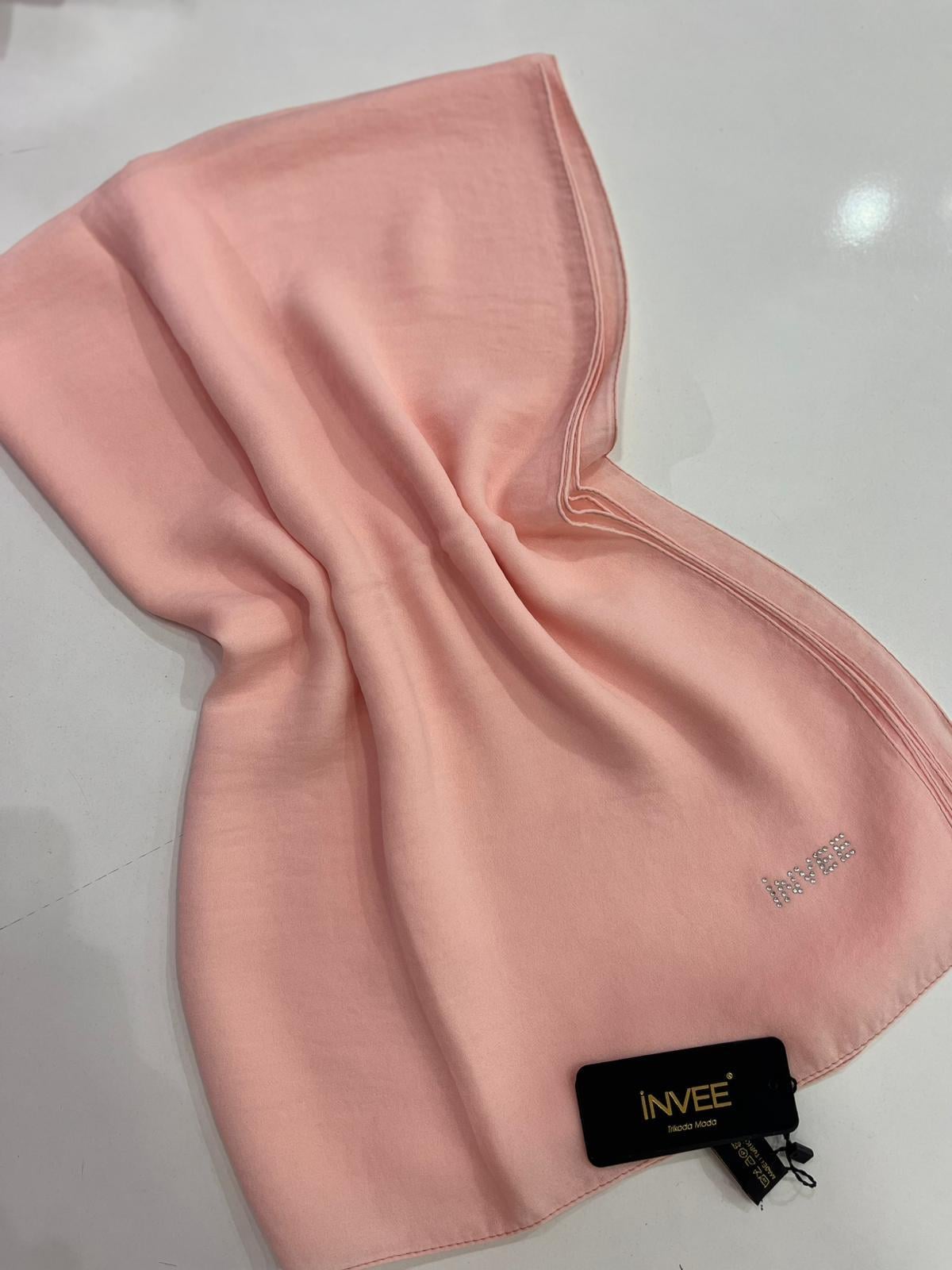 İnvee Caz Şal Toz Pembe Rengi