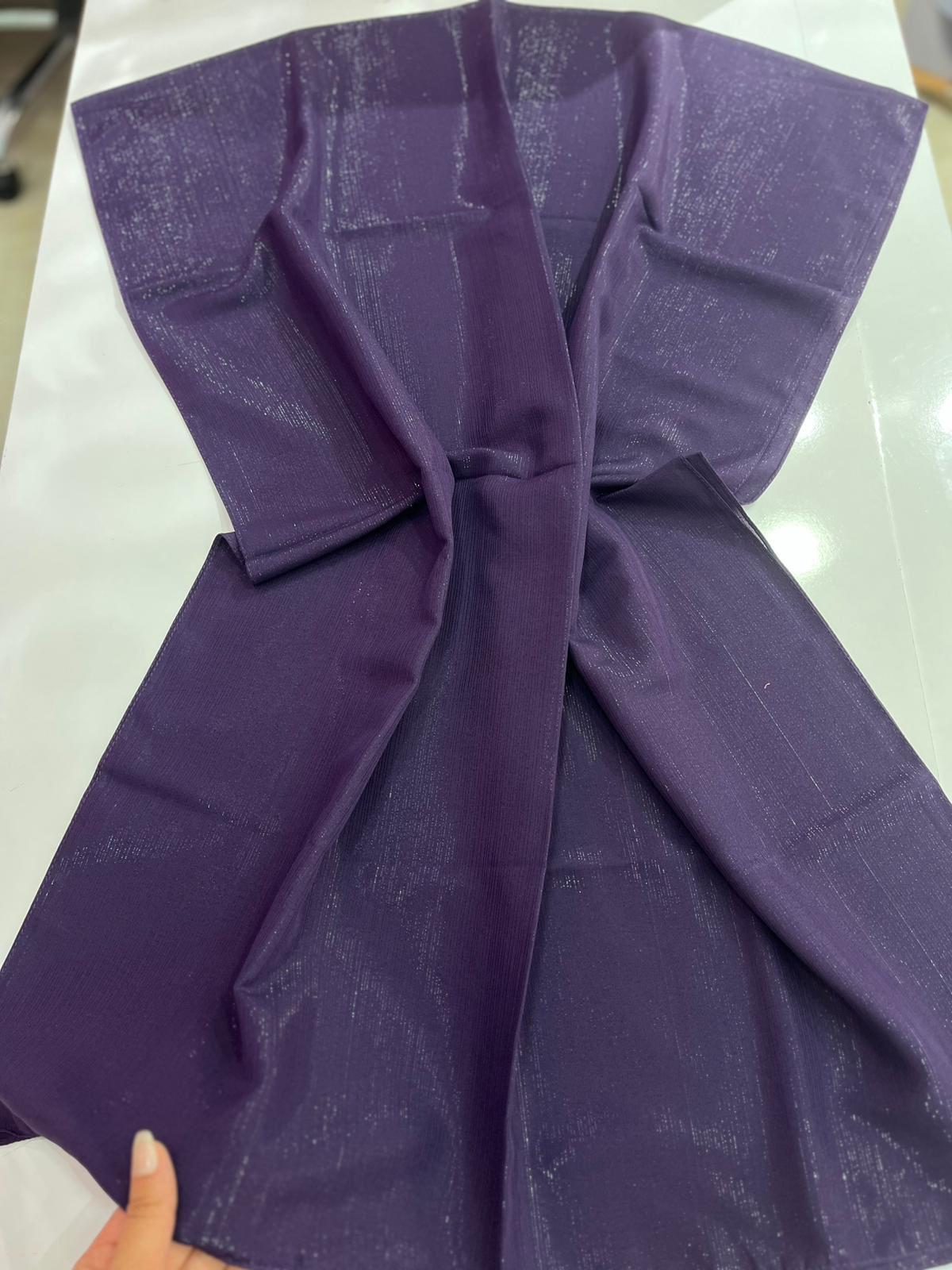 Kroken Silver Şal Mürdüm Rengi