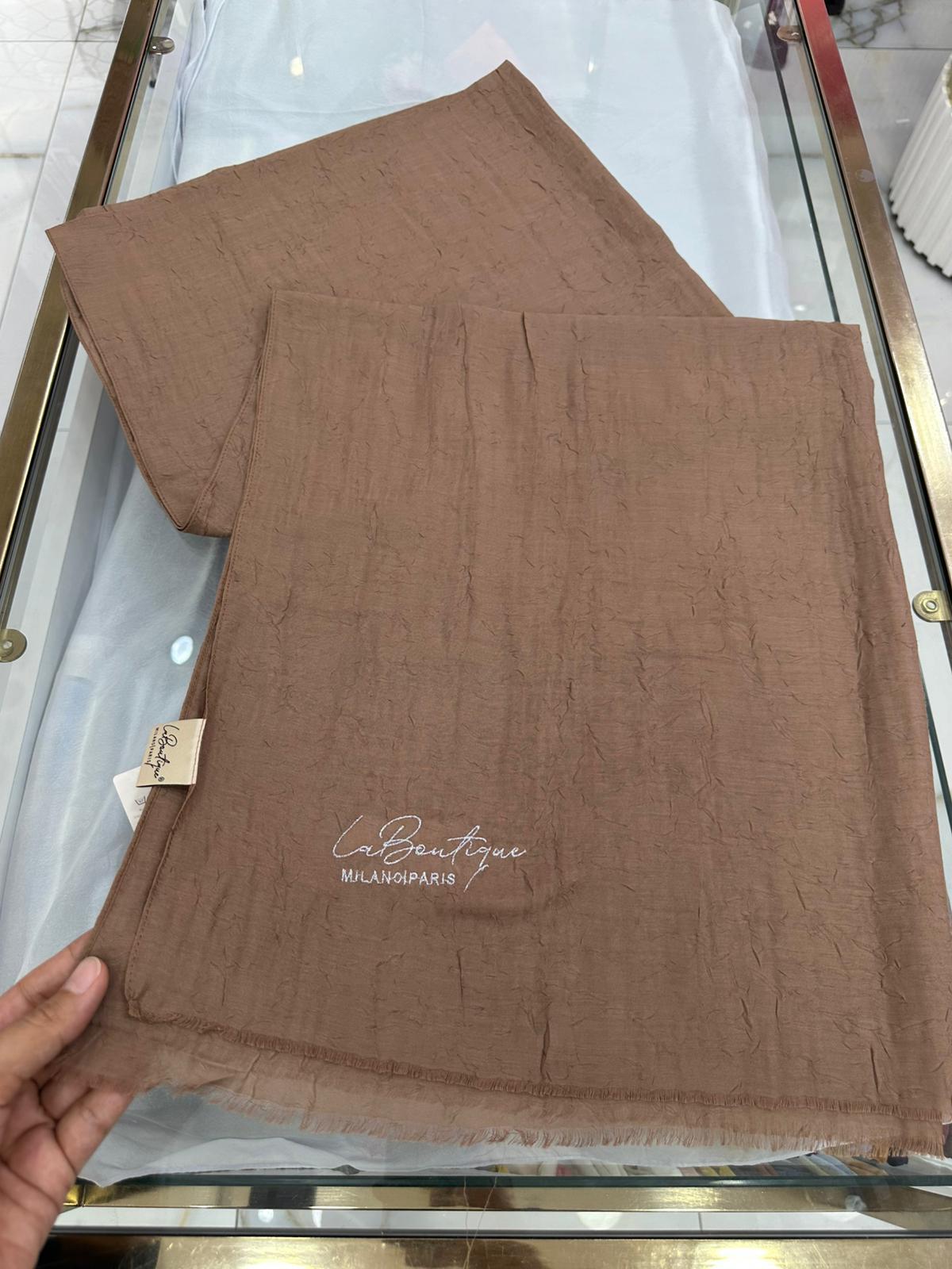 La Boutique Be Happy Bambu Şal Capicino Rengi
