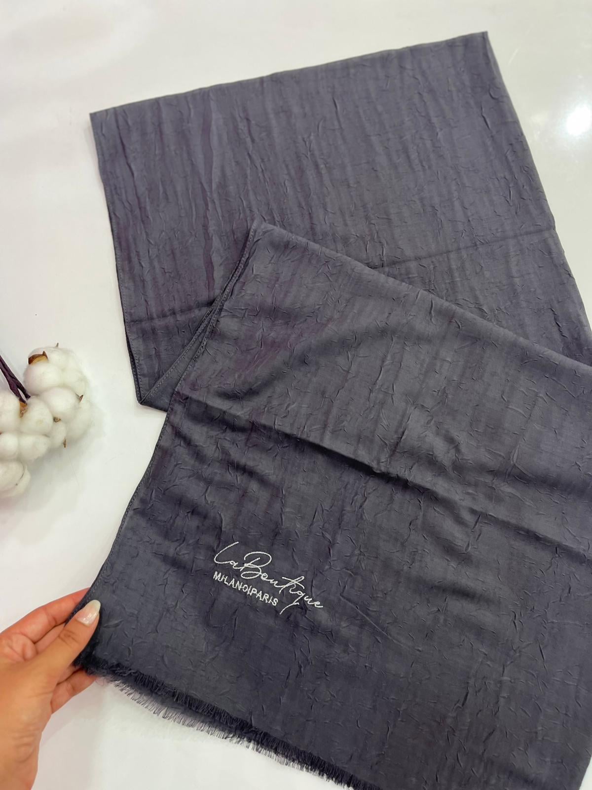La Boutique Be Happy Bambu Şal Füme Rengi
