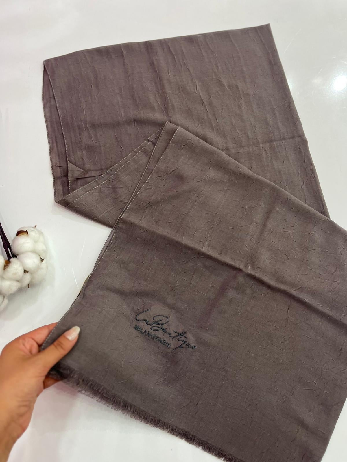 La Boutique Be Happy Bambu Şal Mocha Rengi